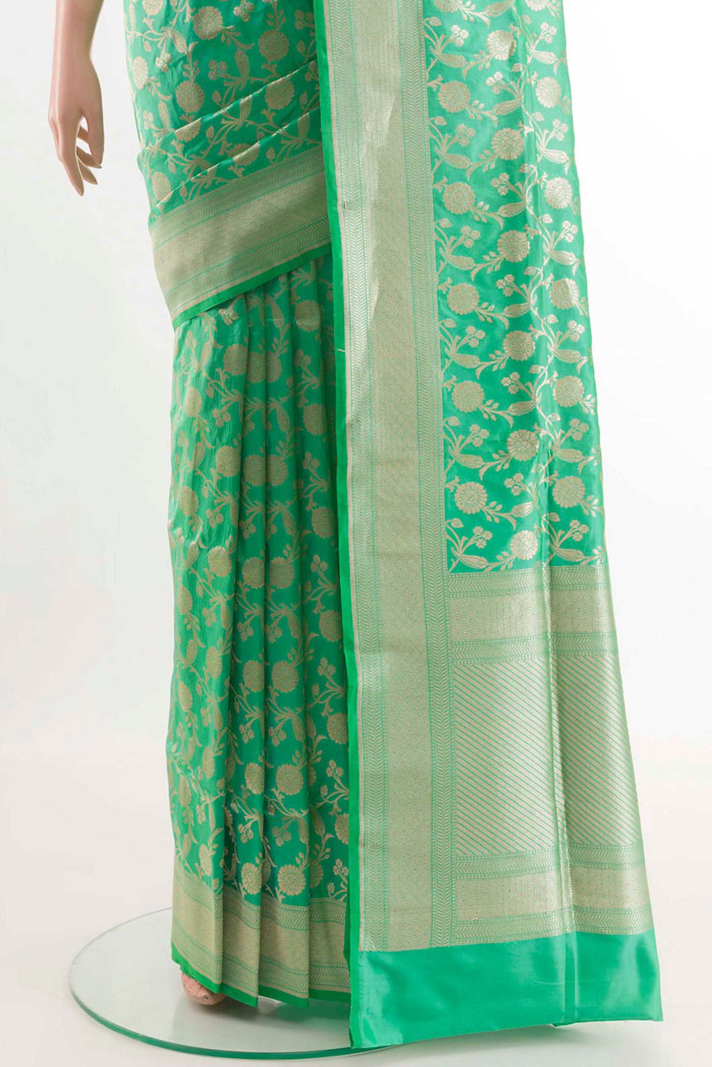 pleats pallu
