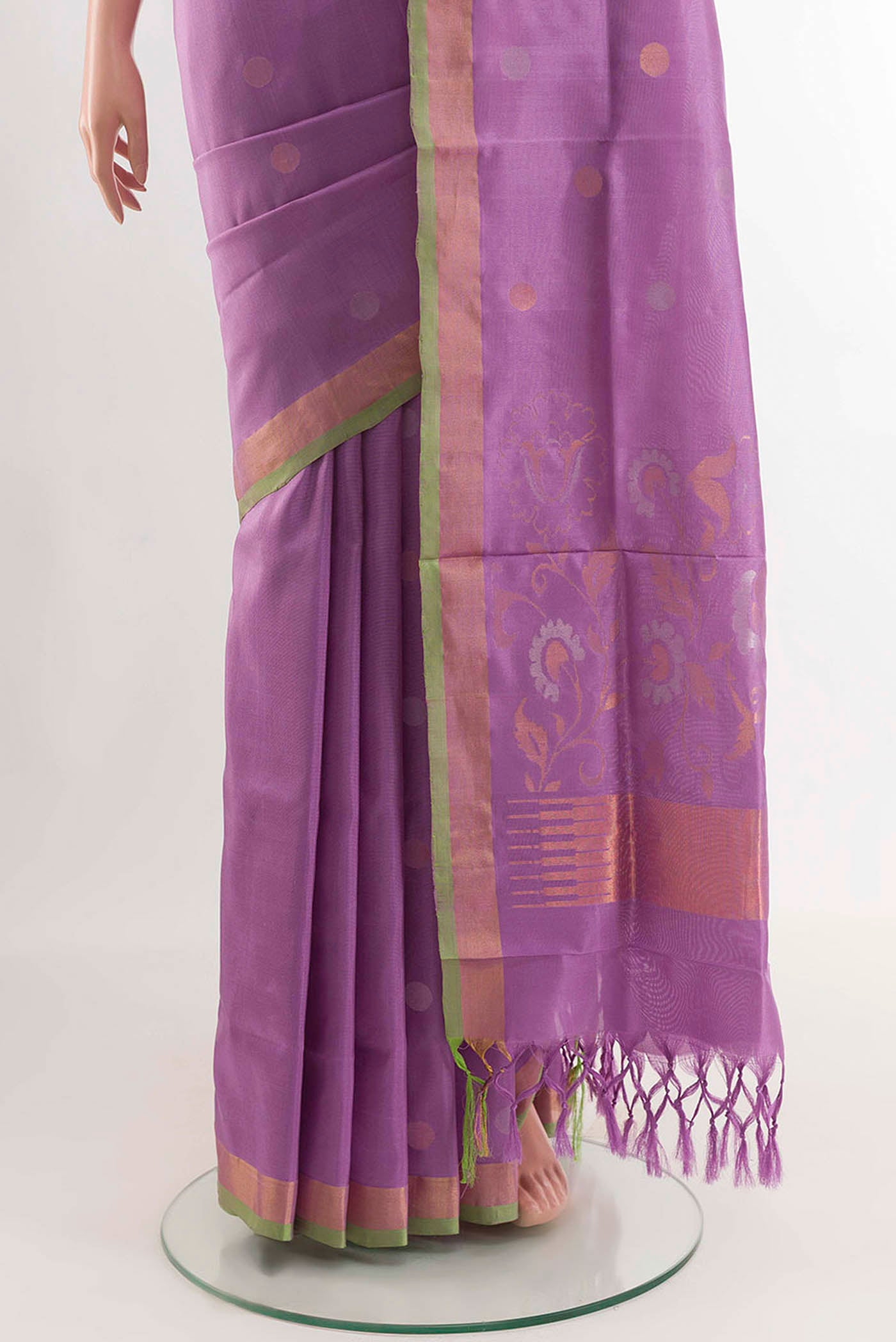 pleats pallu
