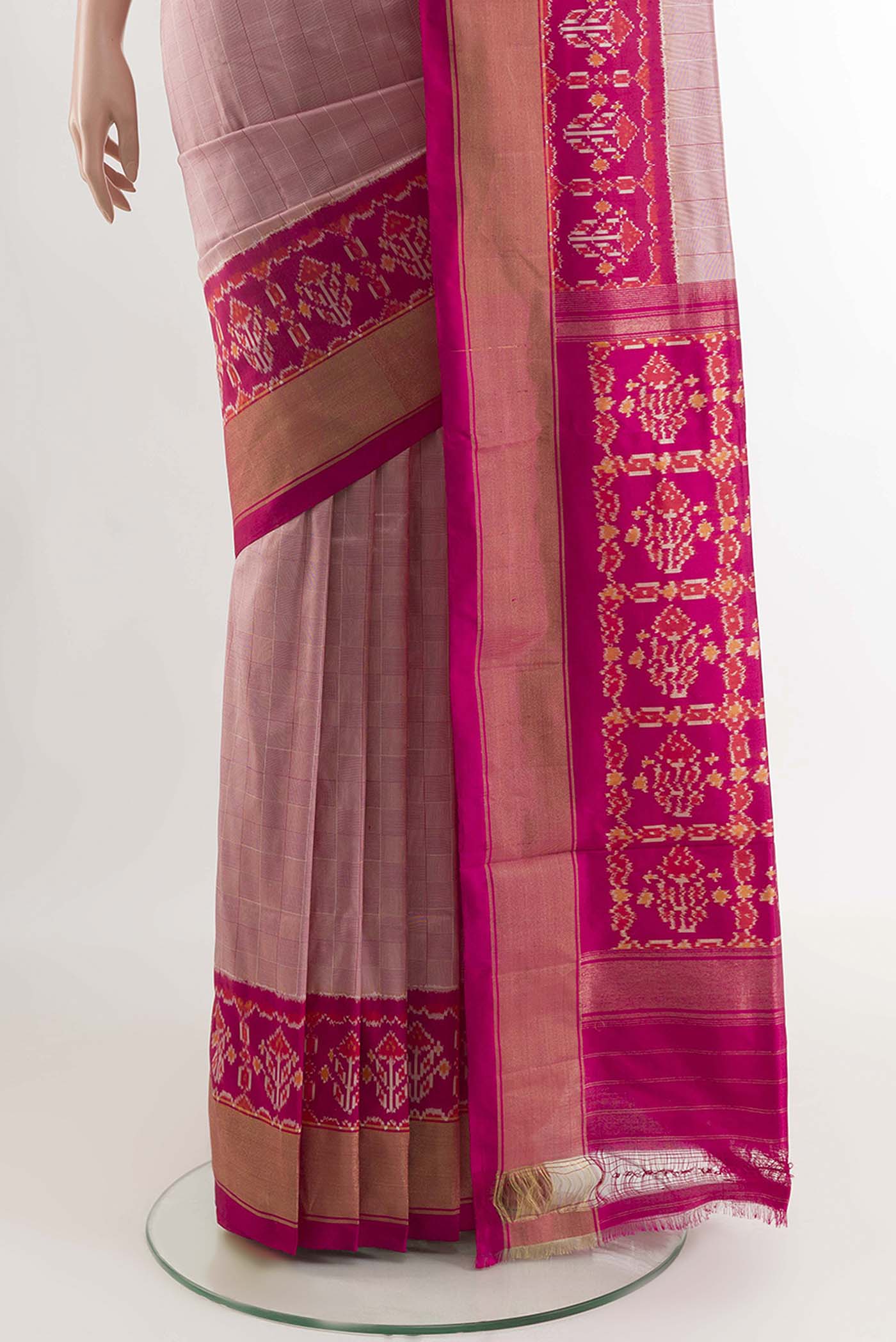 pleats pallu