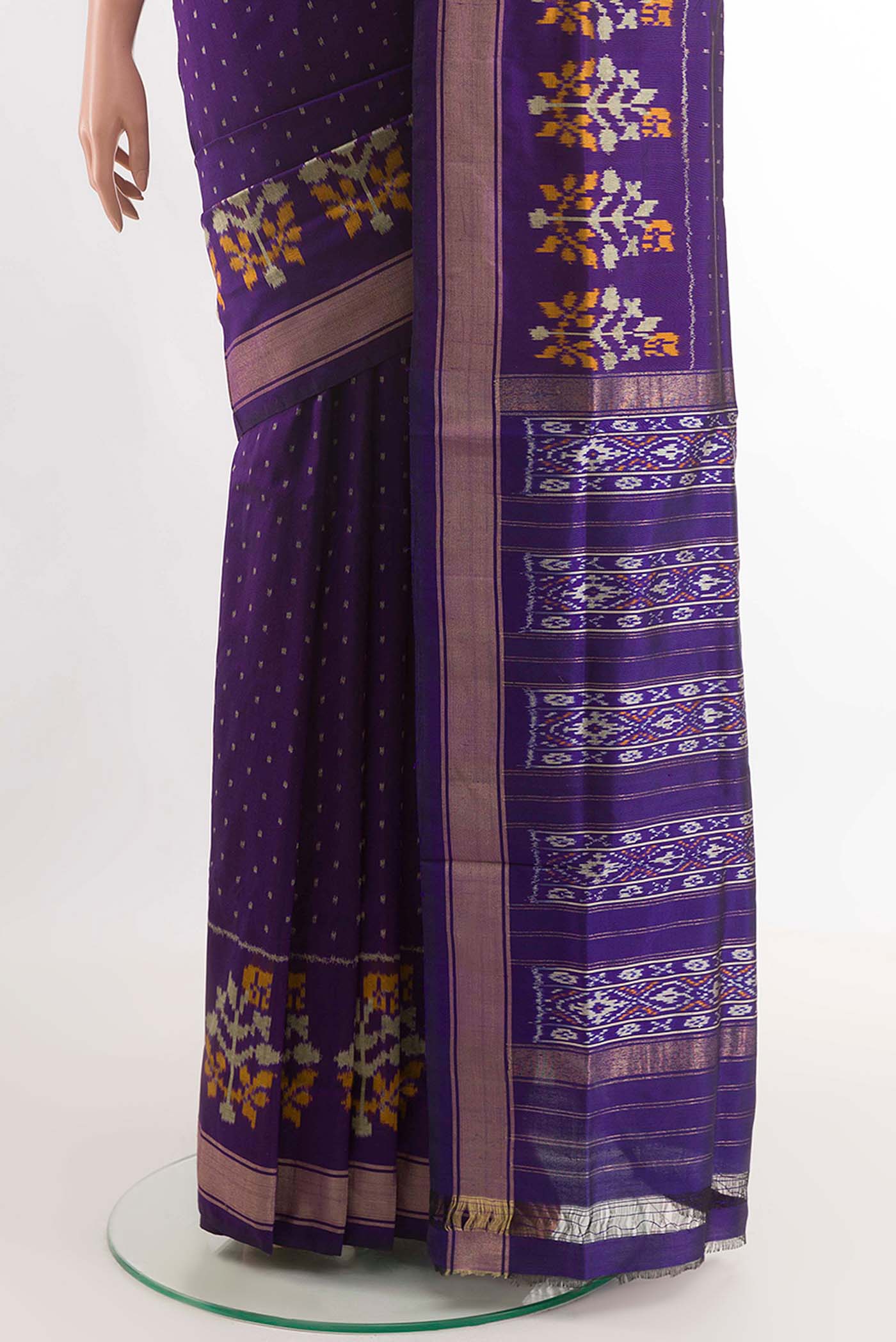pleats pallu