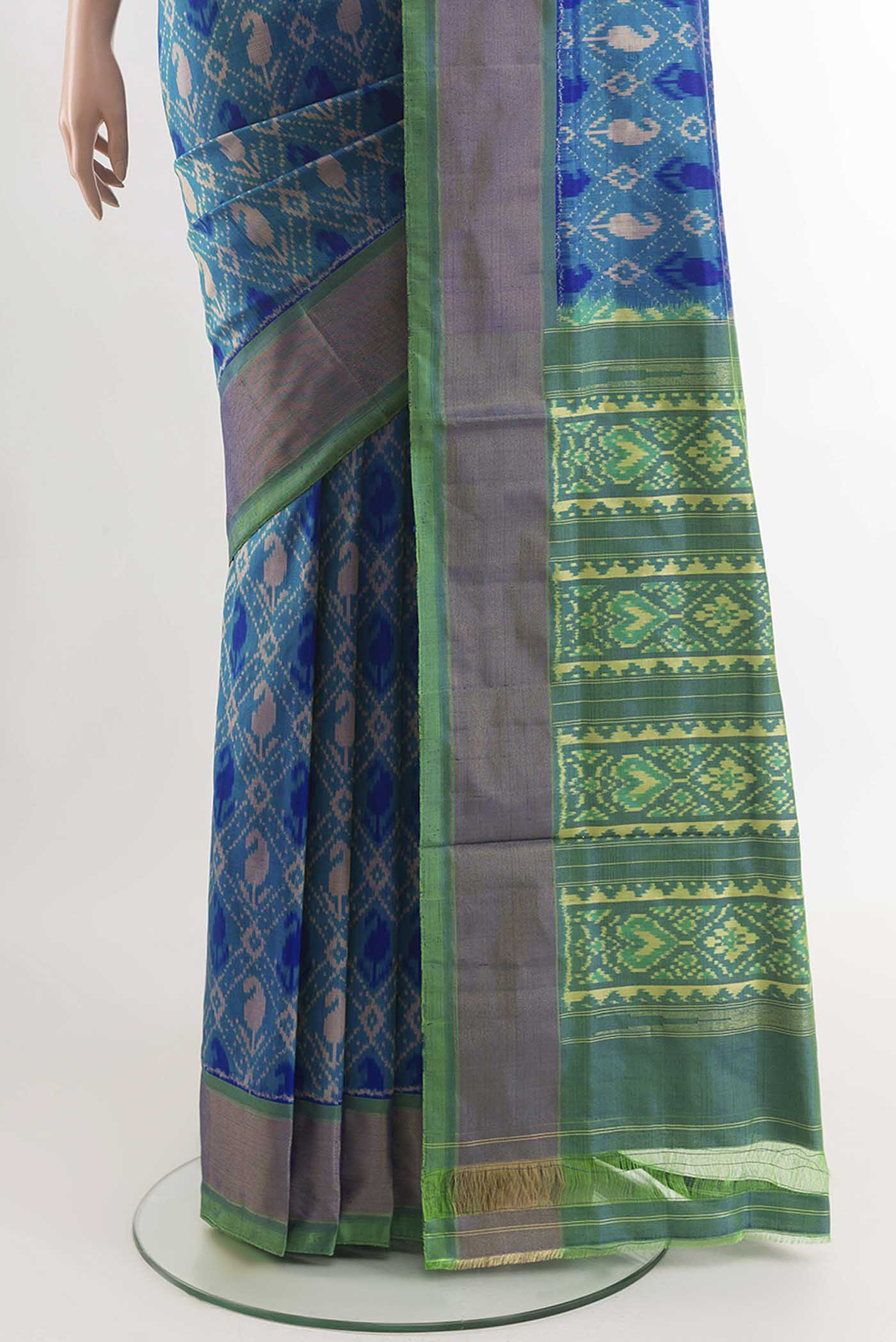 pleats pallu