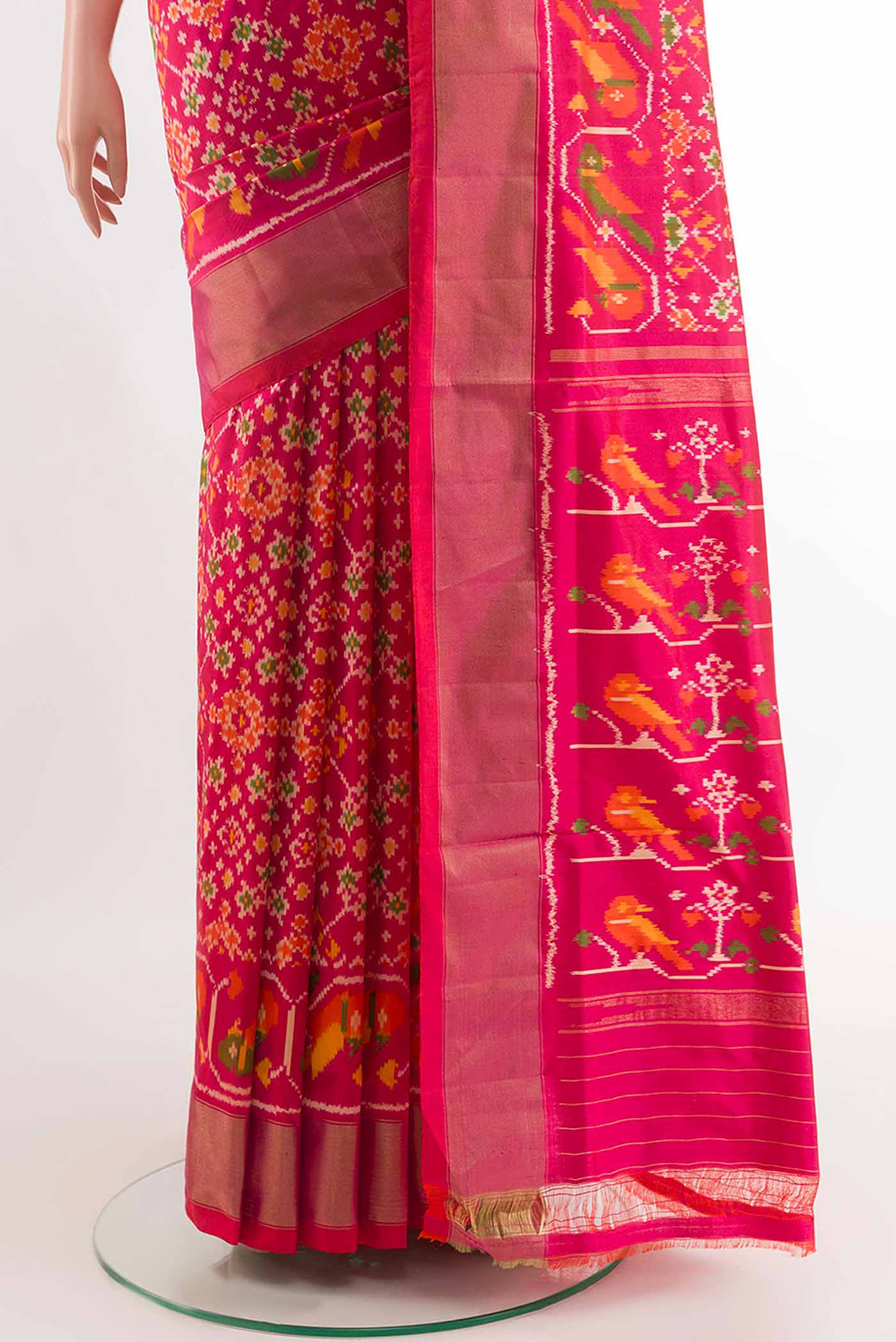 pleats pallu