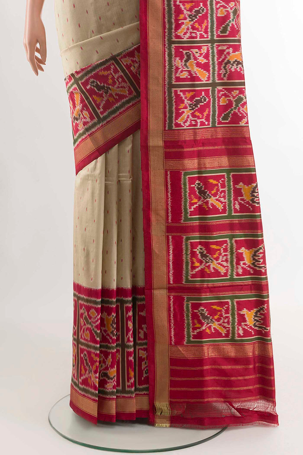 pleats pallu