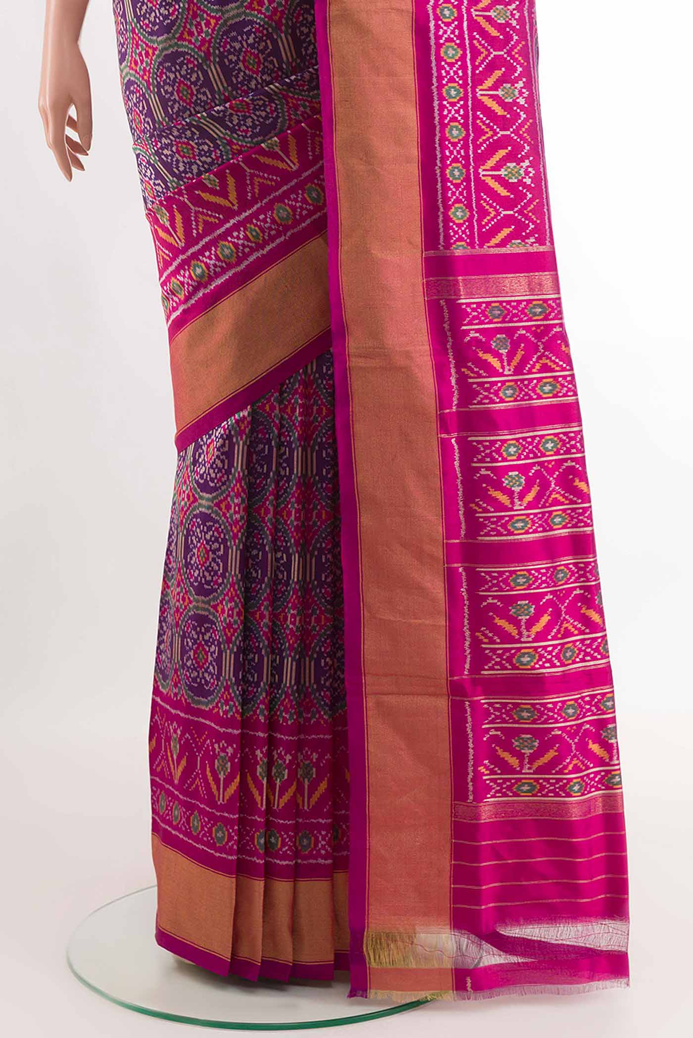 pleats pallu
