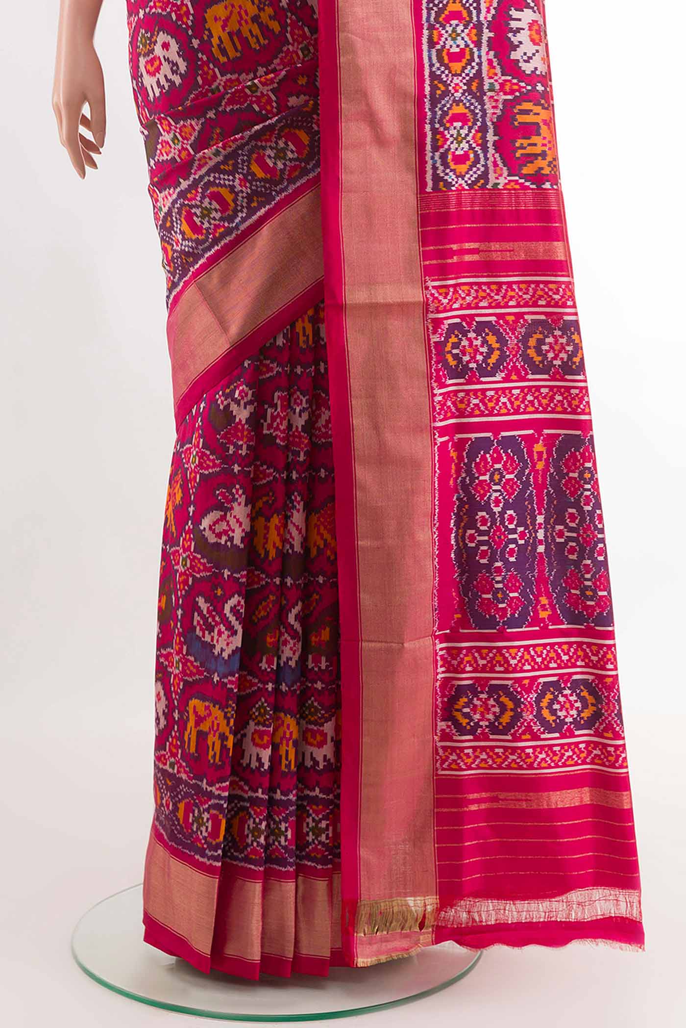 pleats pallu