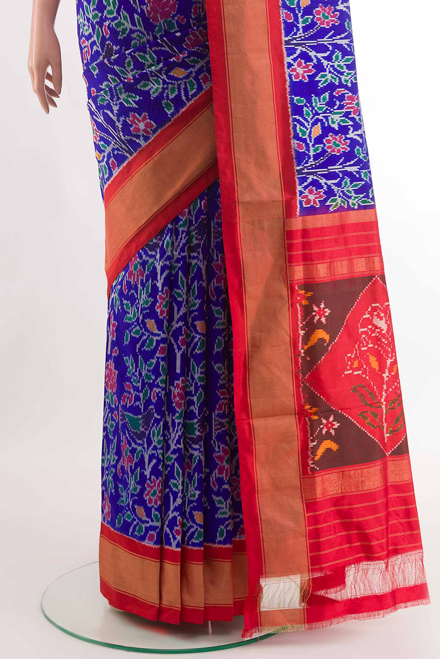 pleats pallu