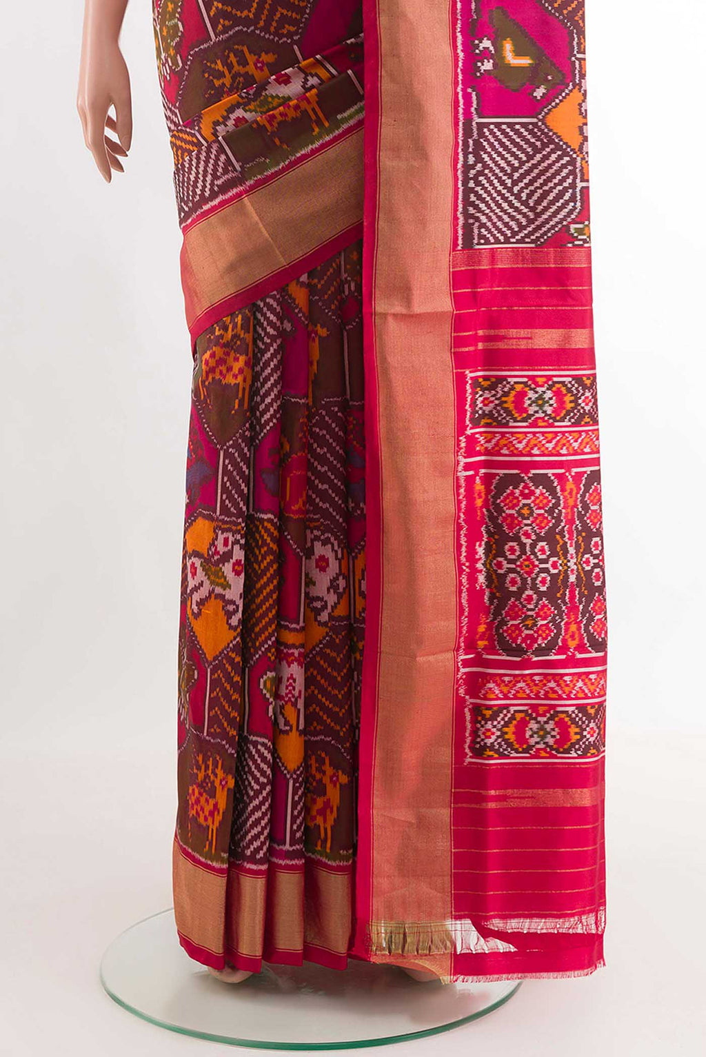 pleats pallu