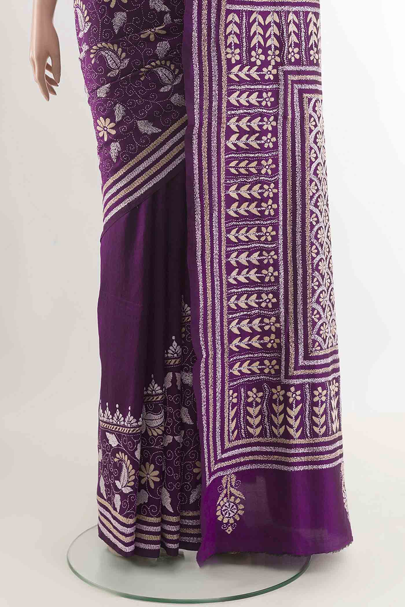 pleats pallu