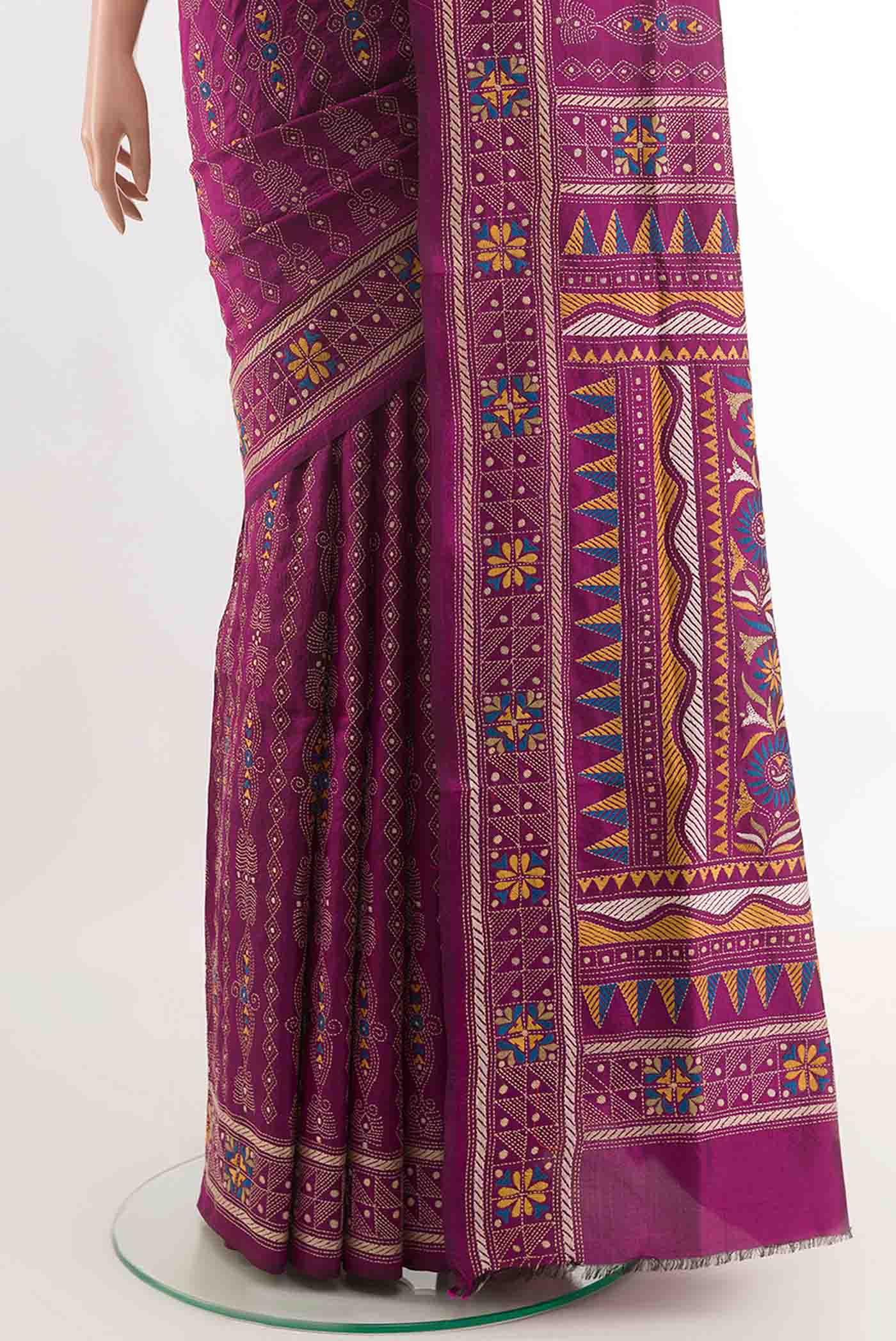 pleats pallu