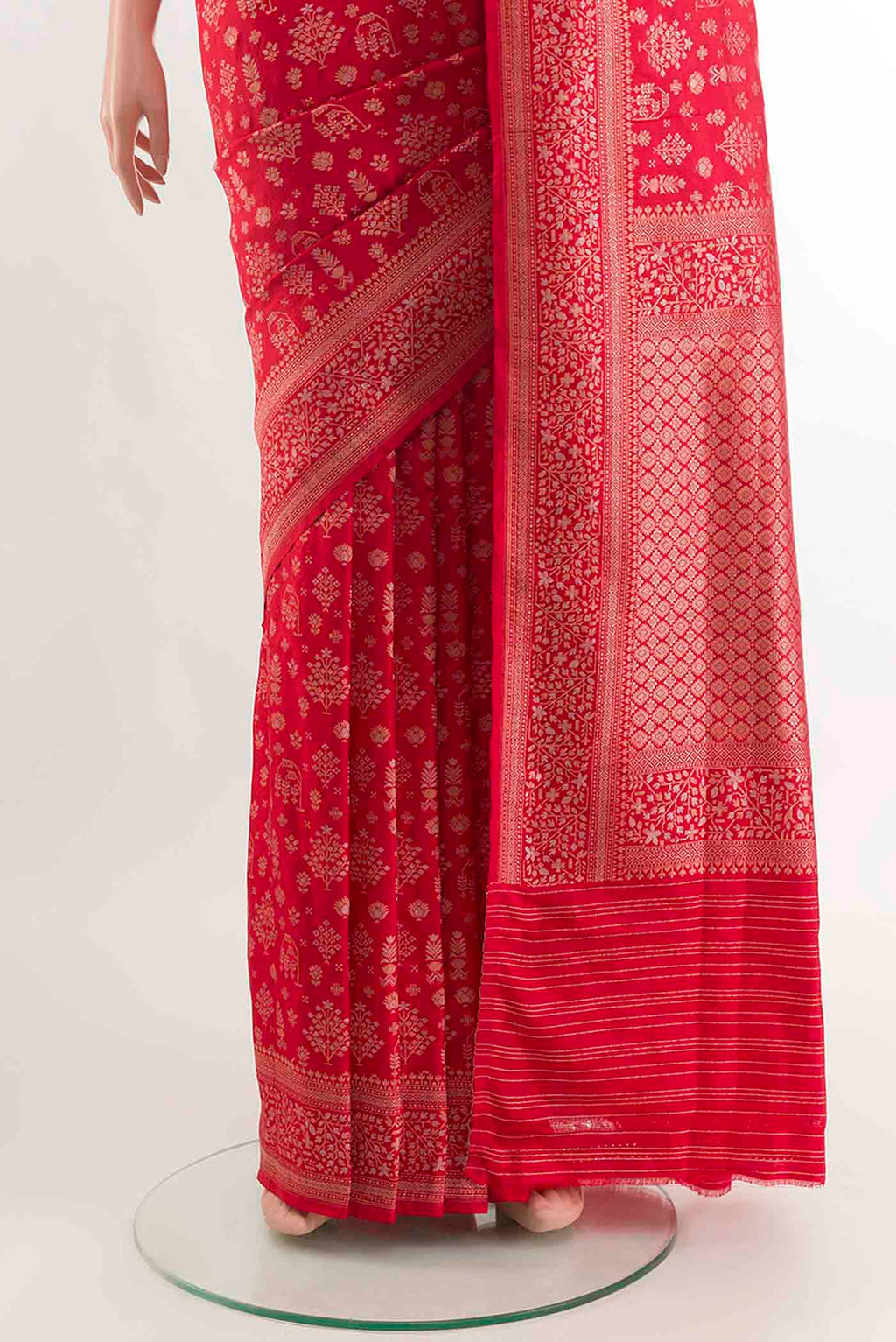 pleats pallu