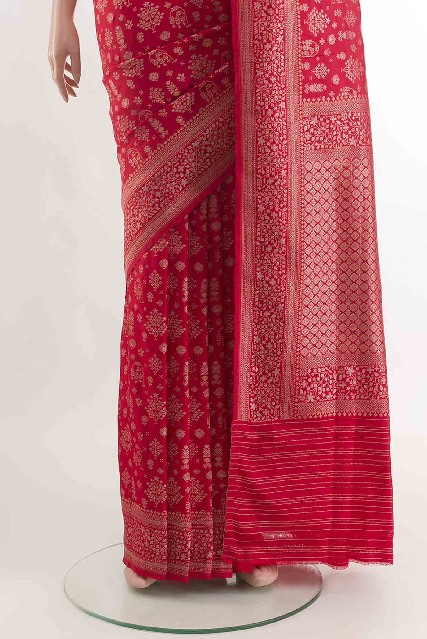 pleats pallu