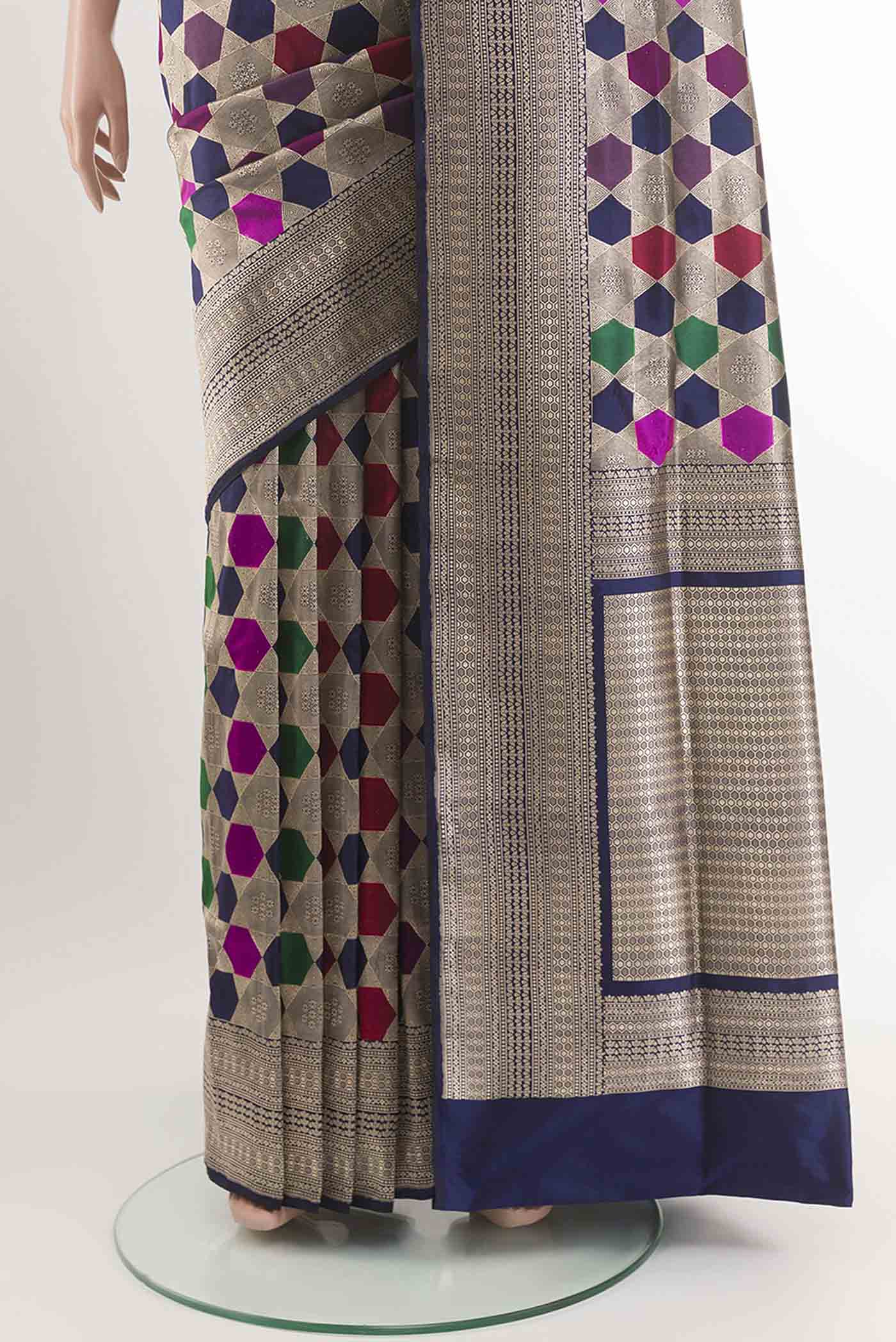 pleats pallu