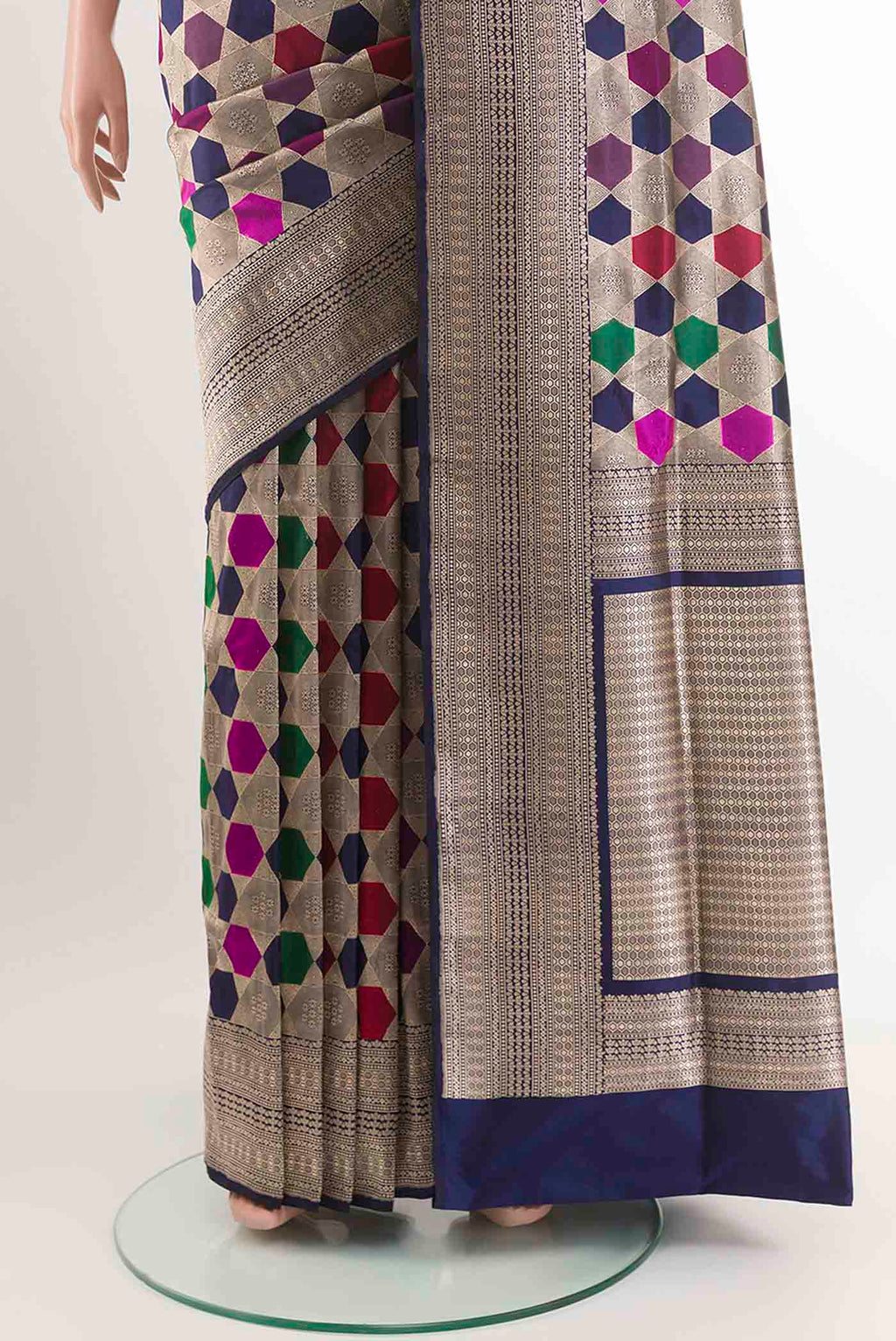 pleats pallu