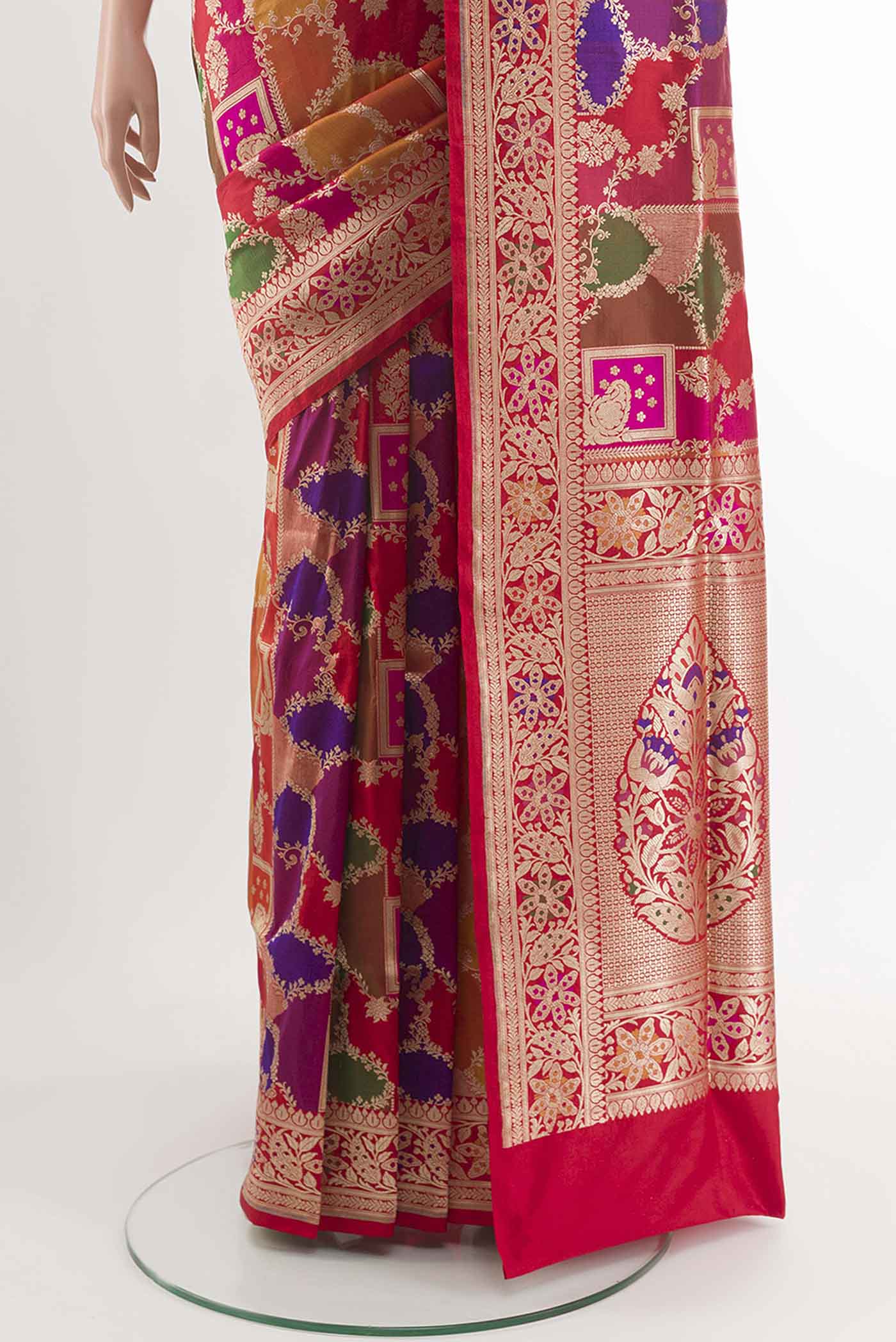 pleats pallu
