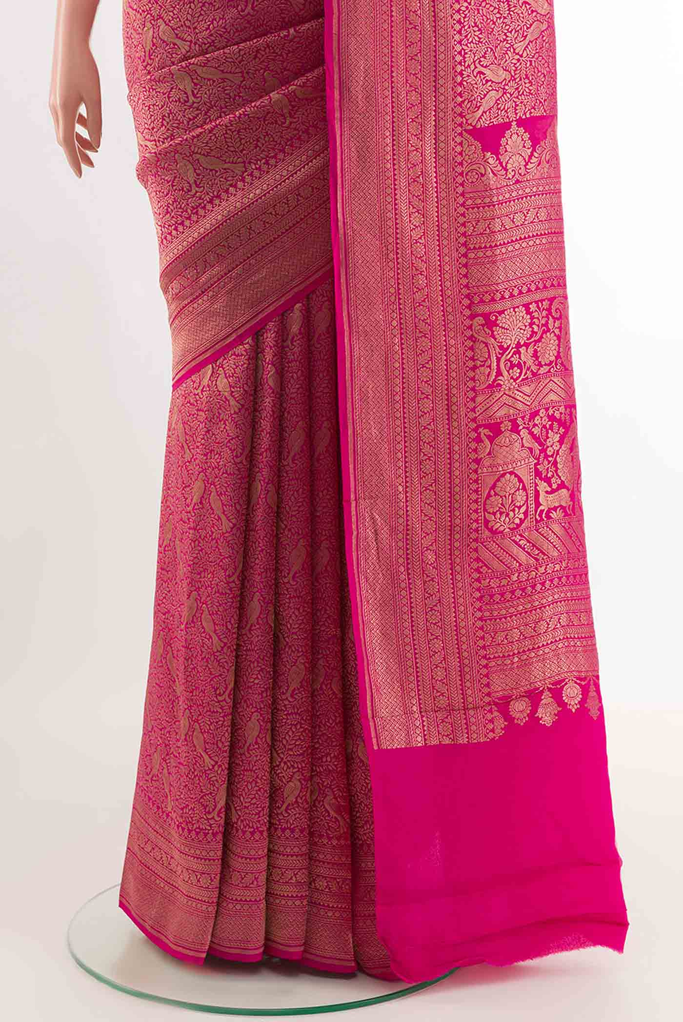 pleats pallu