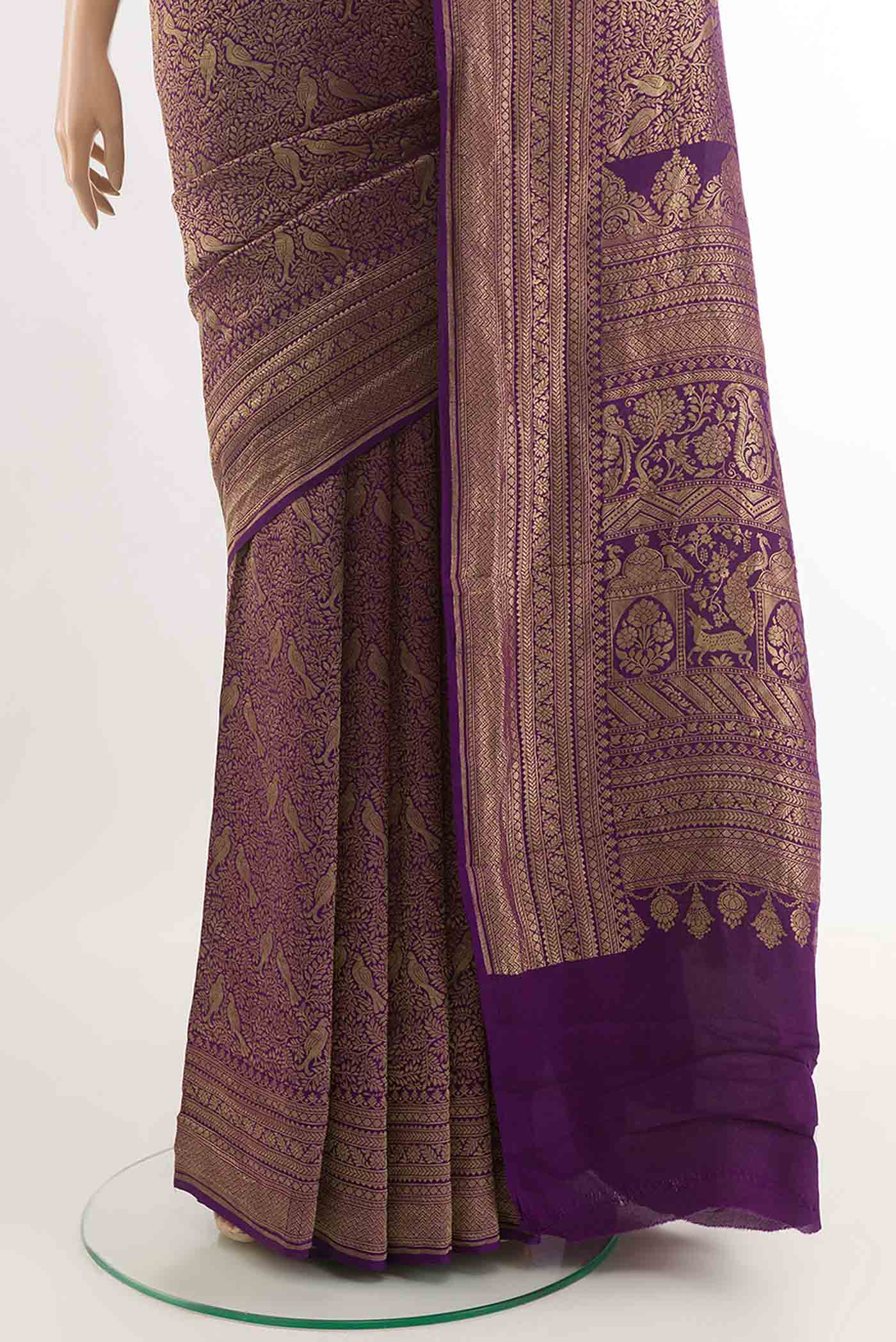 pleats pallu