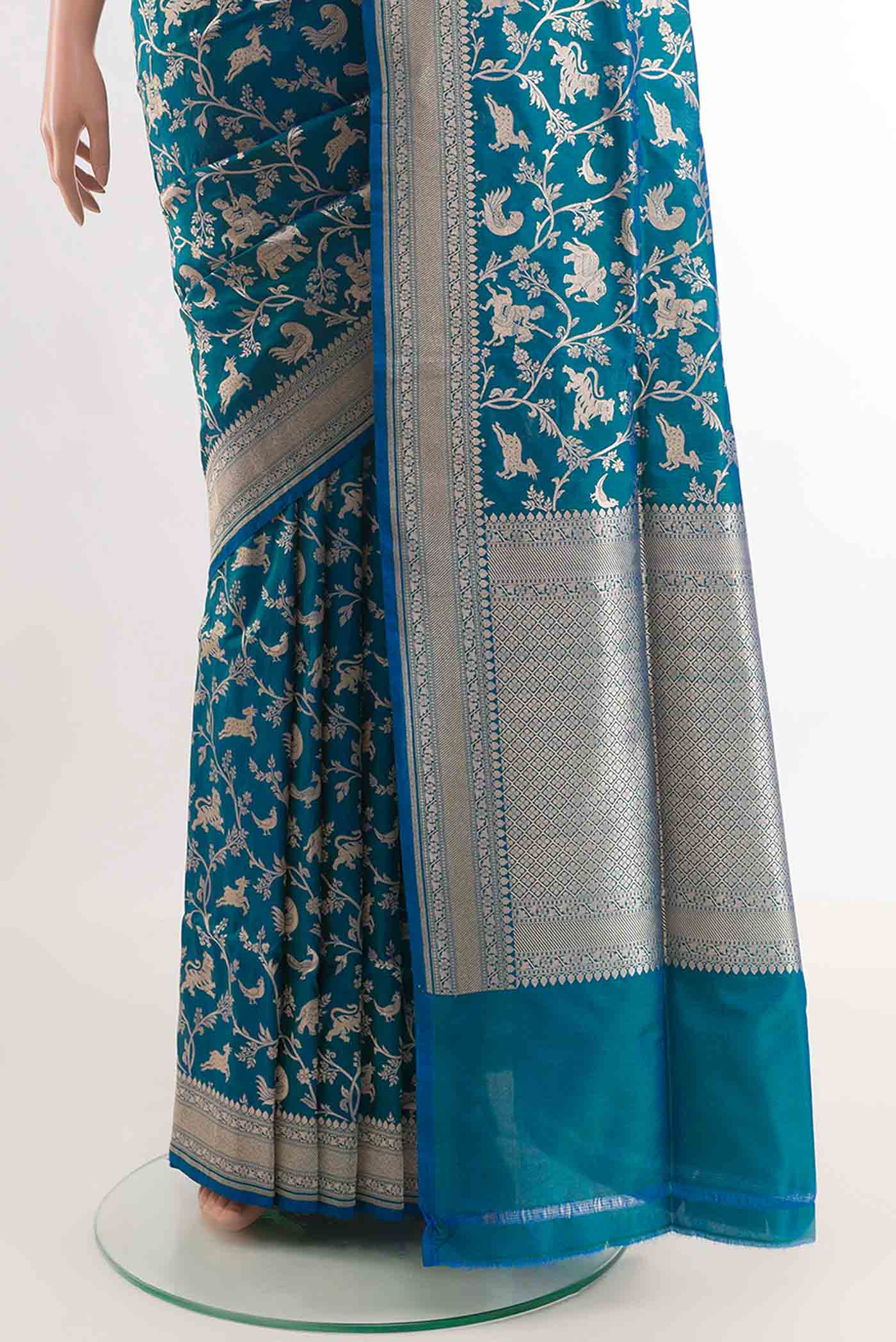 pleats pallu