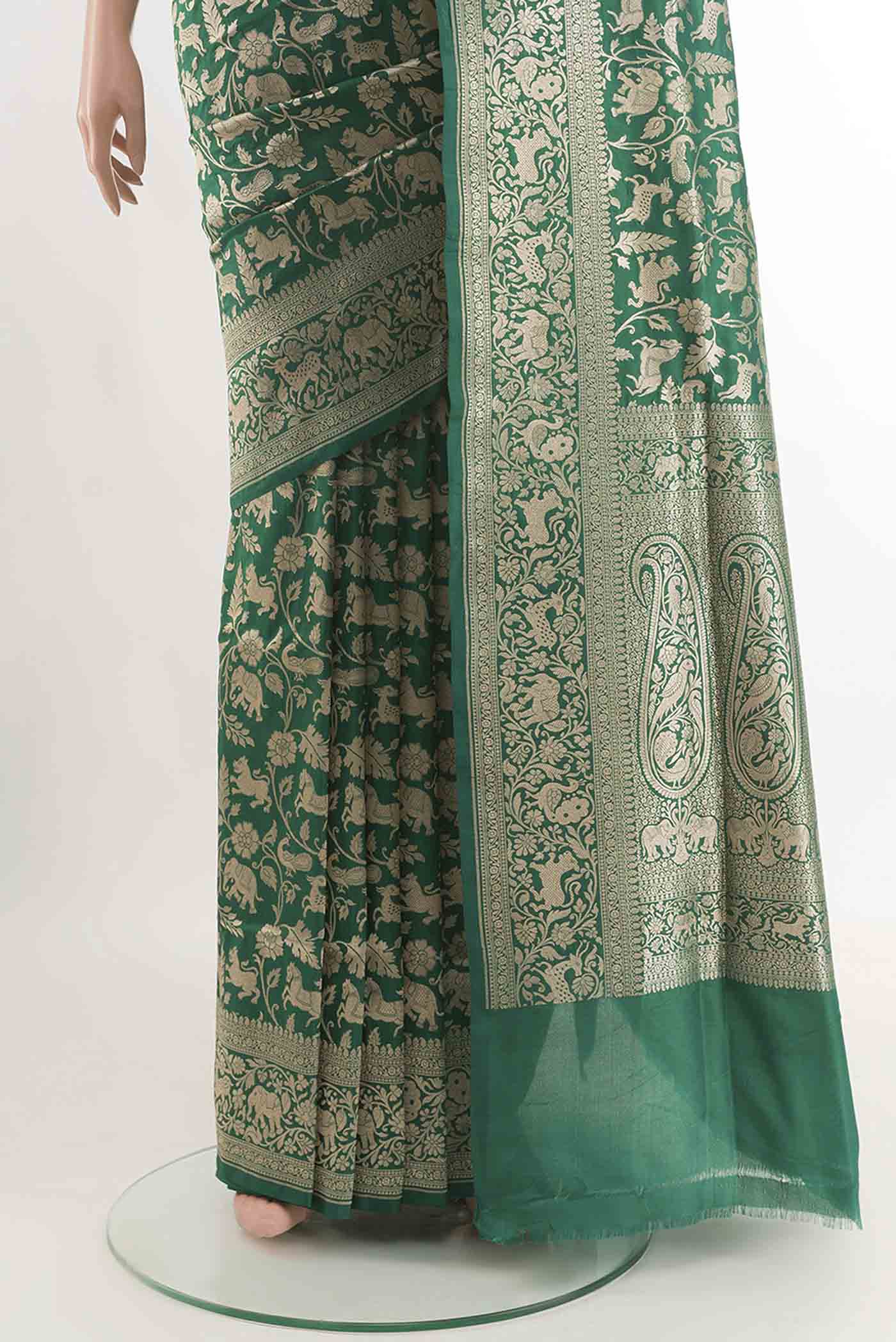pleats pallu