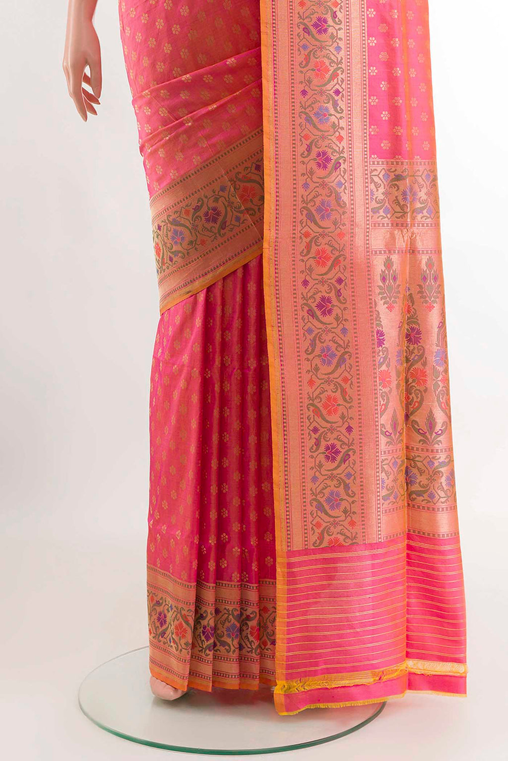 pleats pallu