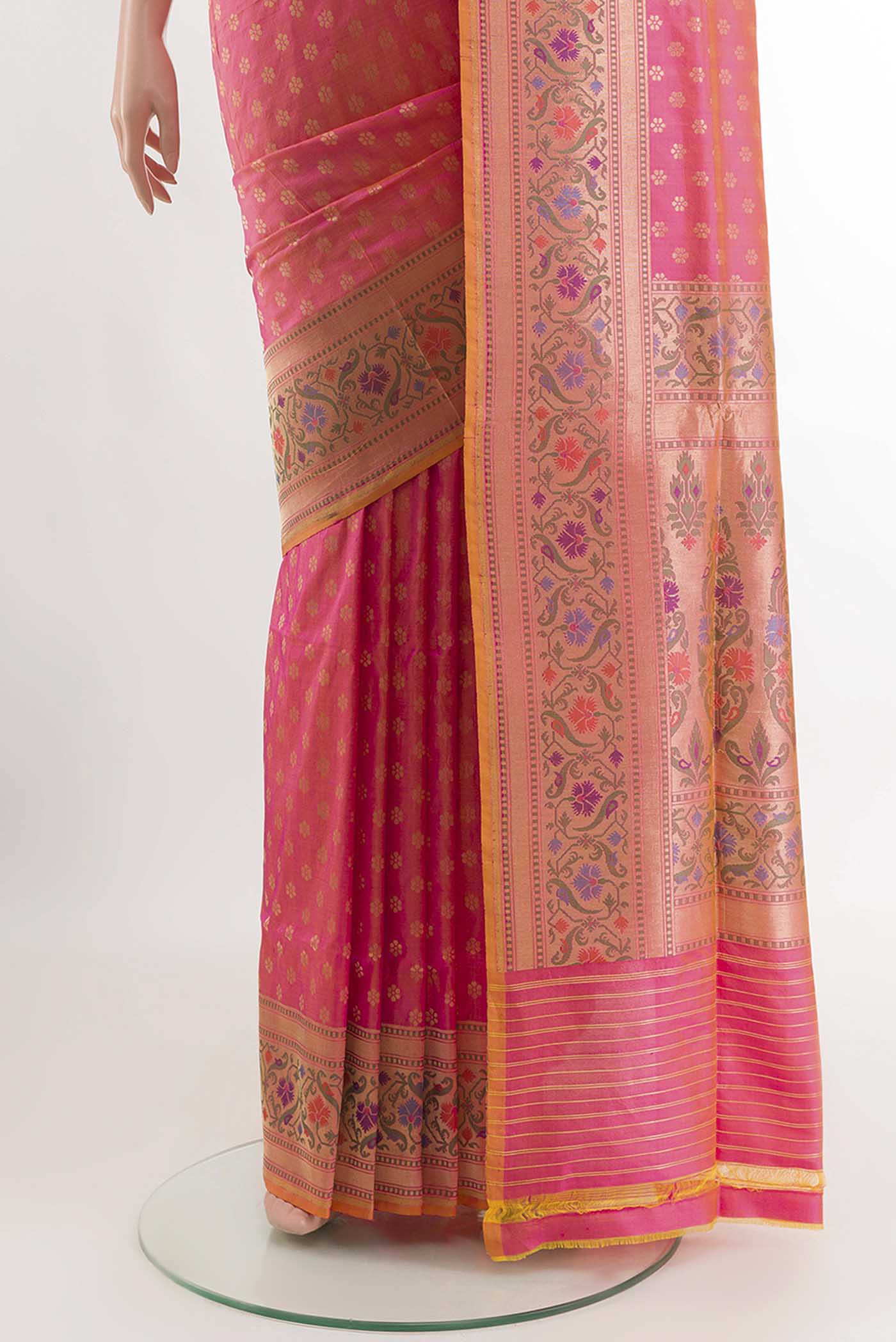 pleats pallu