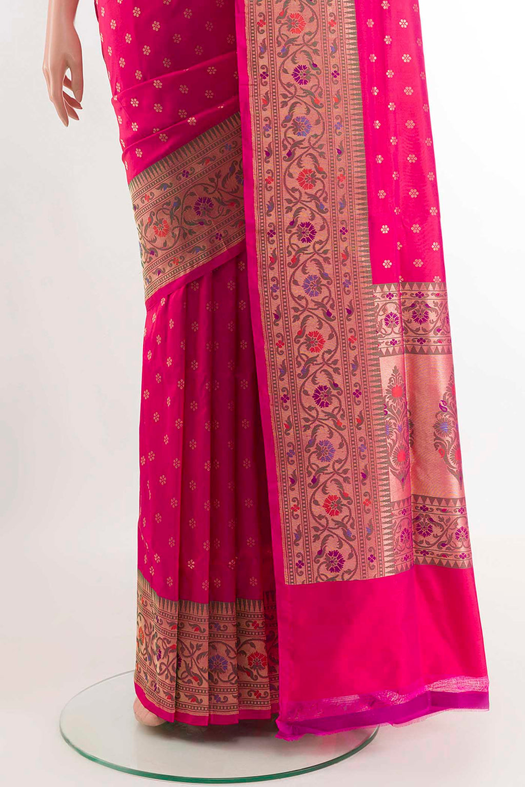 pleats pallu