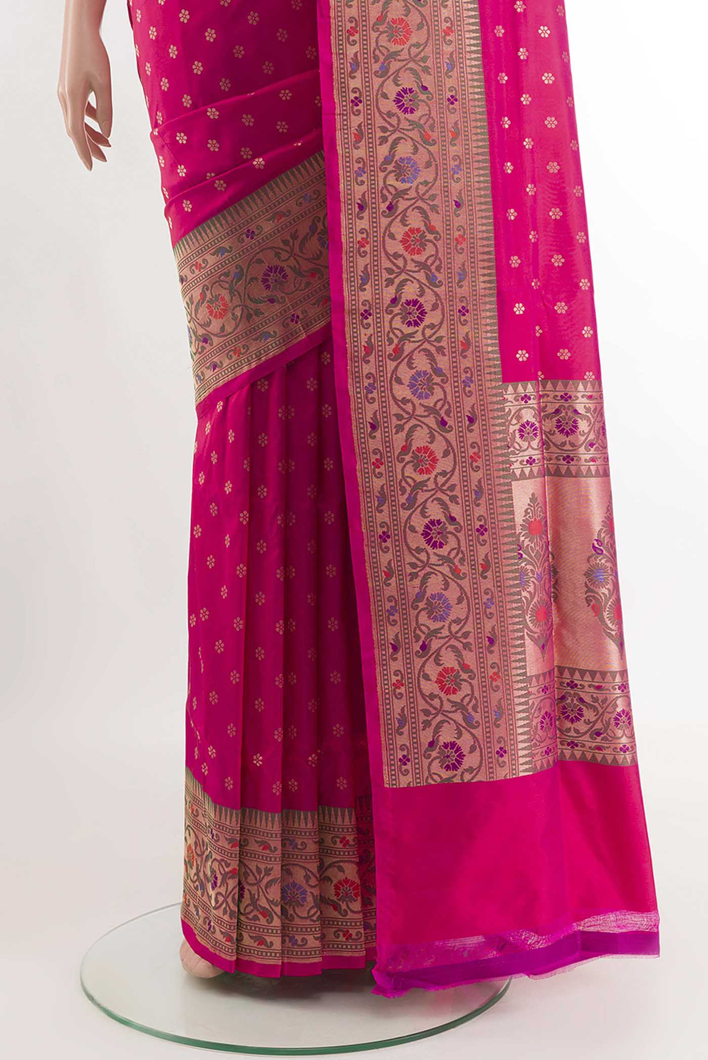 pleats pallu