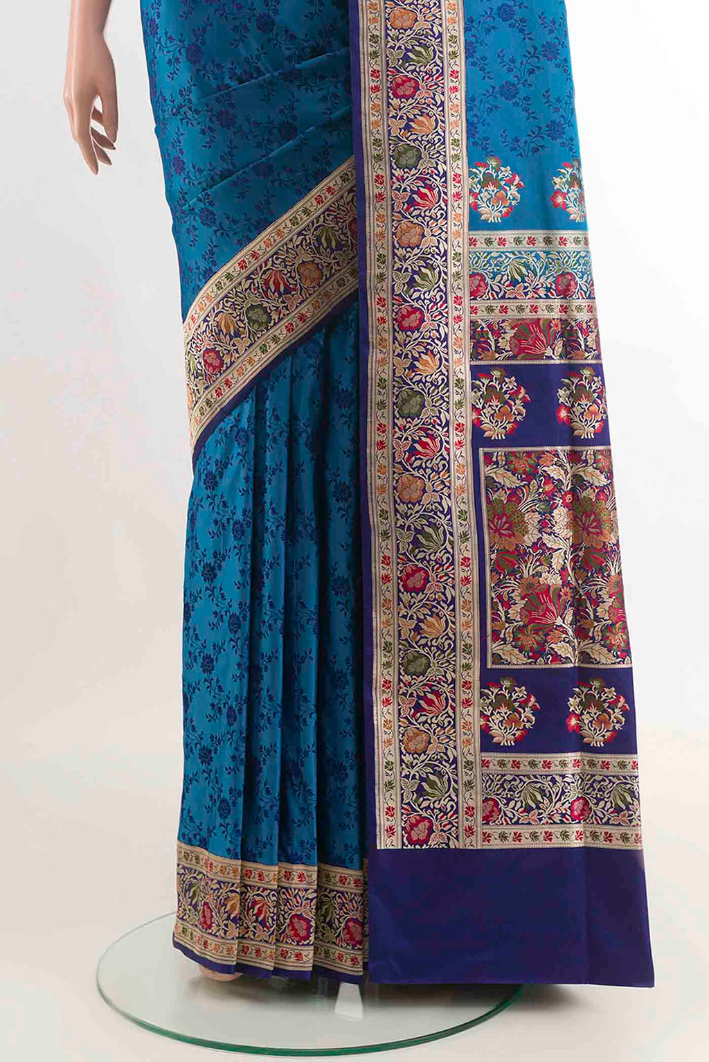 pleats pallu
