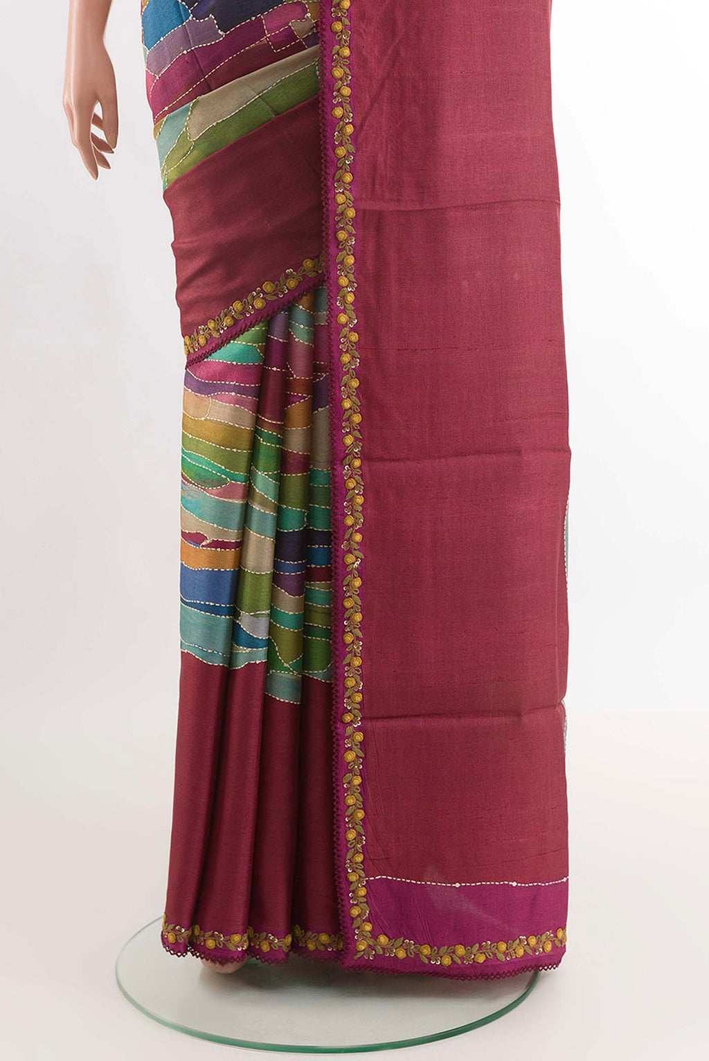 pleats pallu