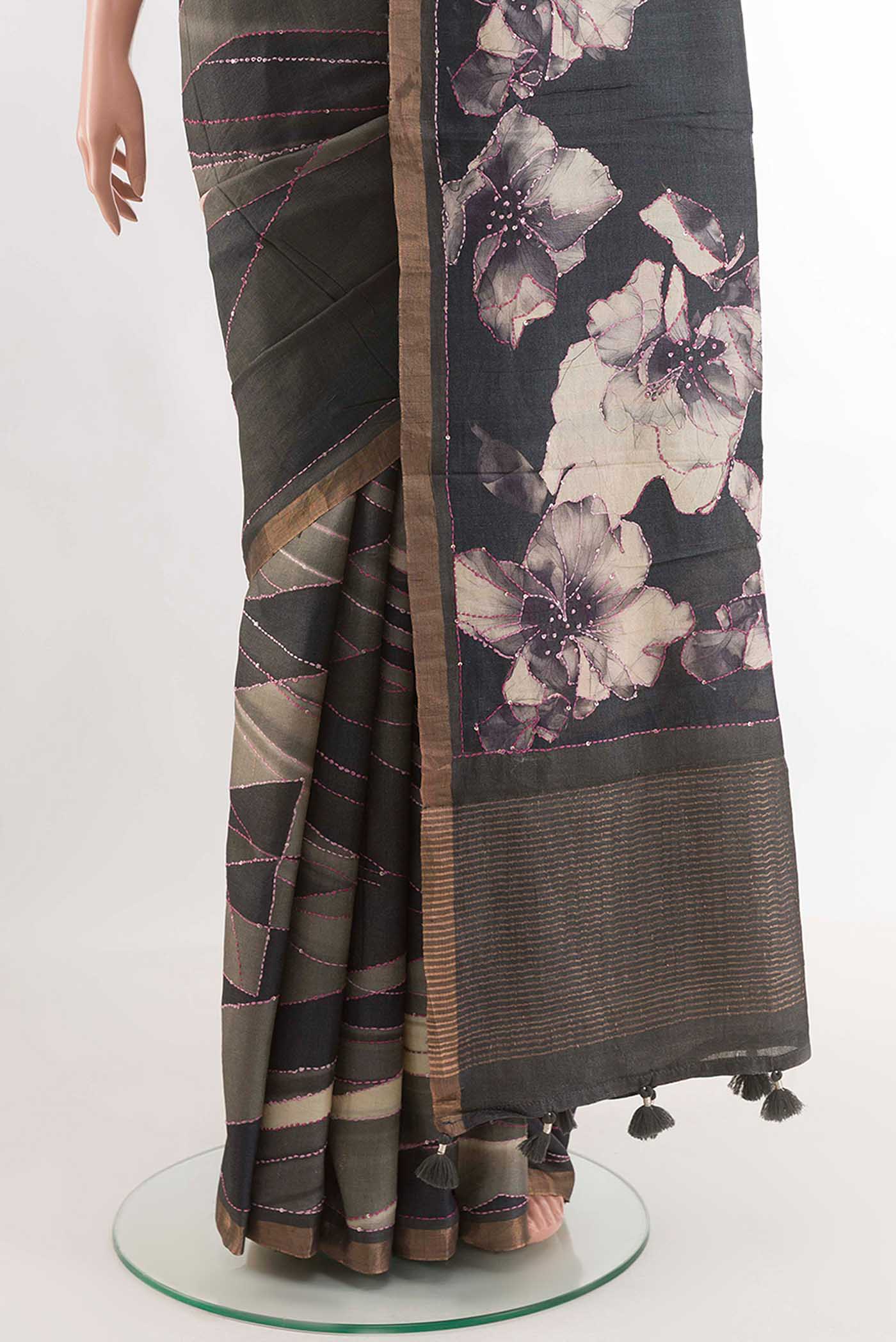 pleats pallu