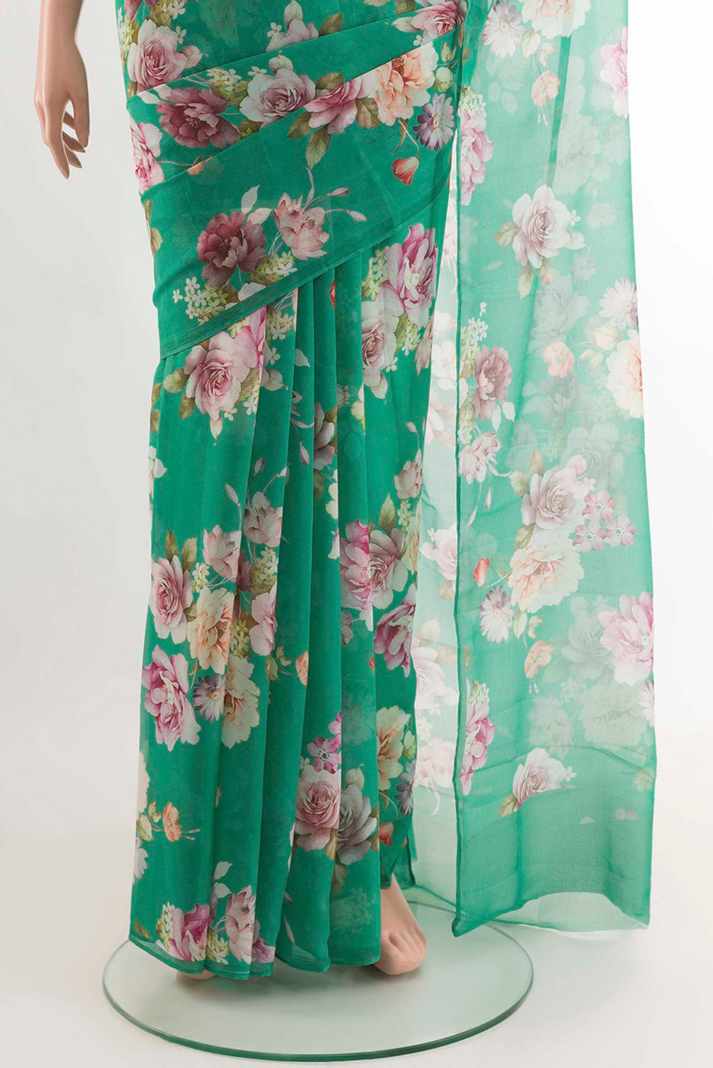pleats pallu