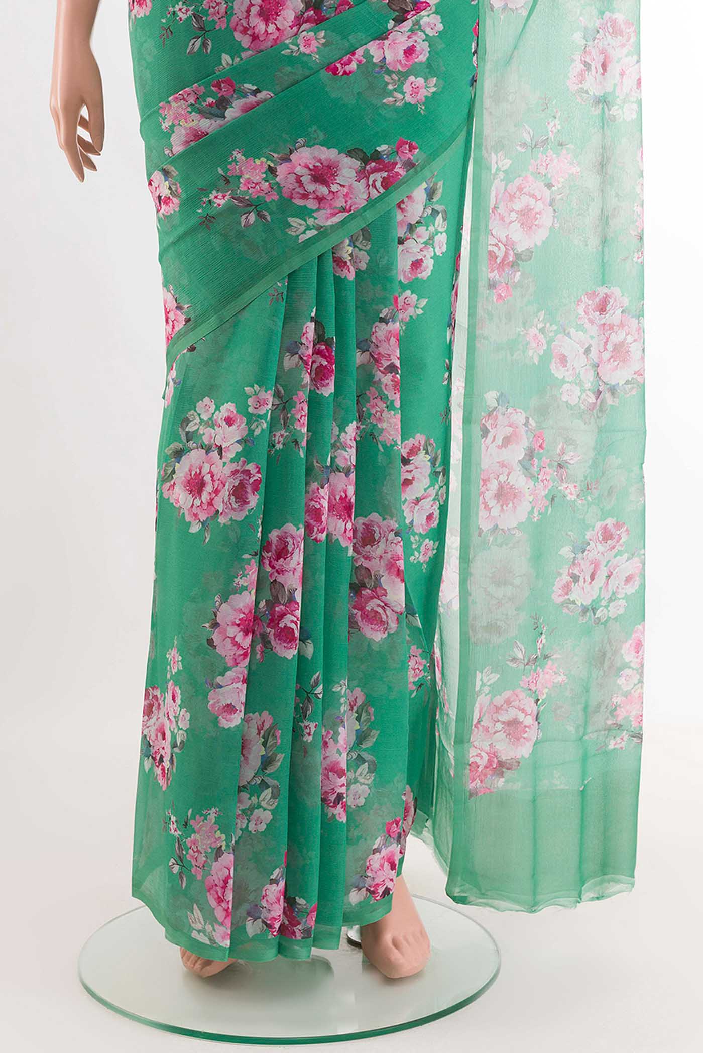 pleats pallu