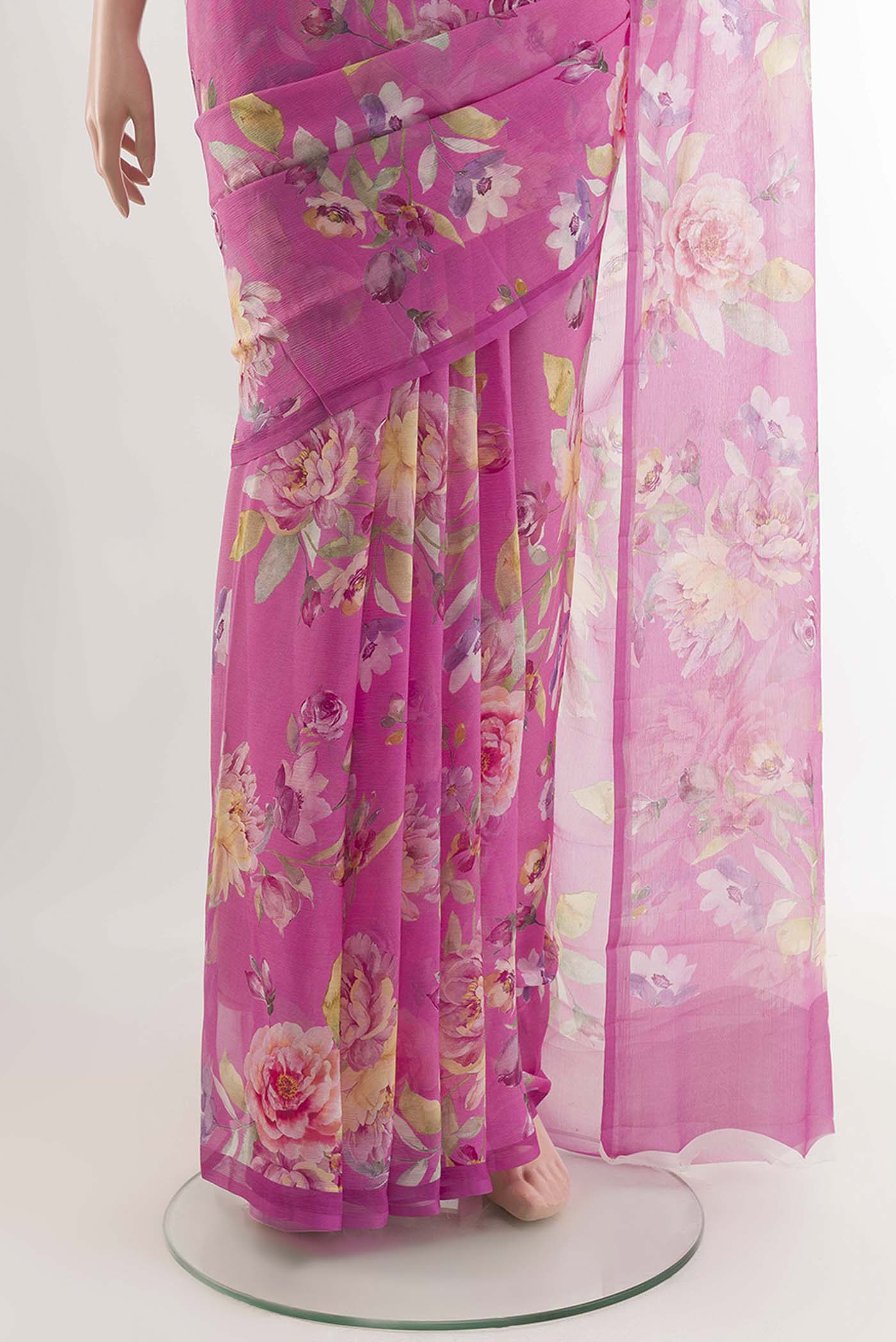 pleats pallu