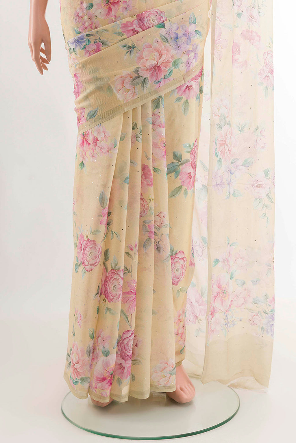 pleats pallu