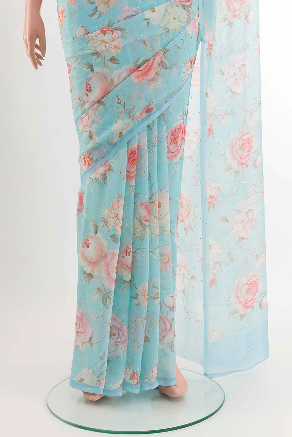 pleats pallu