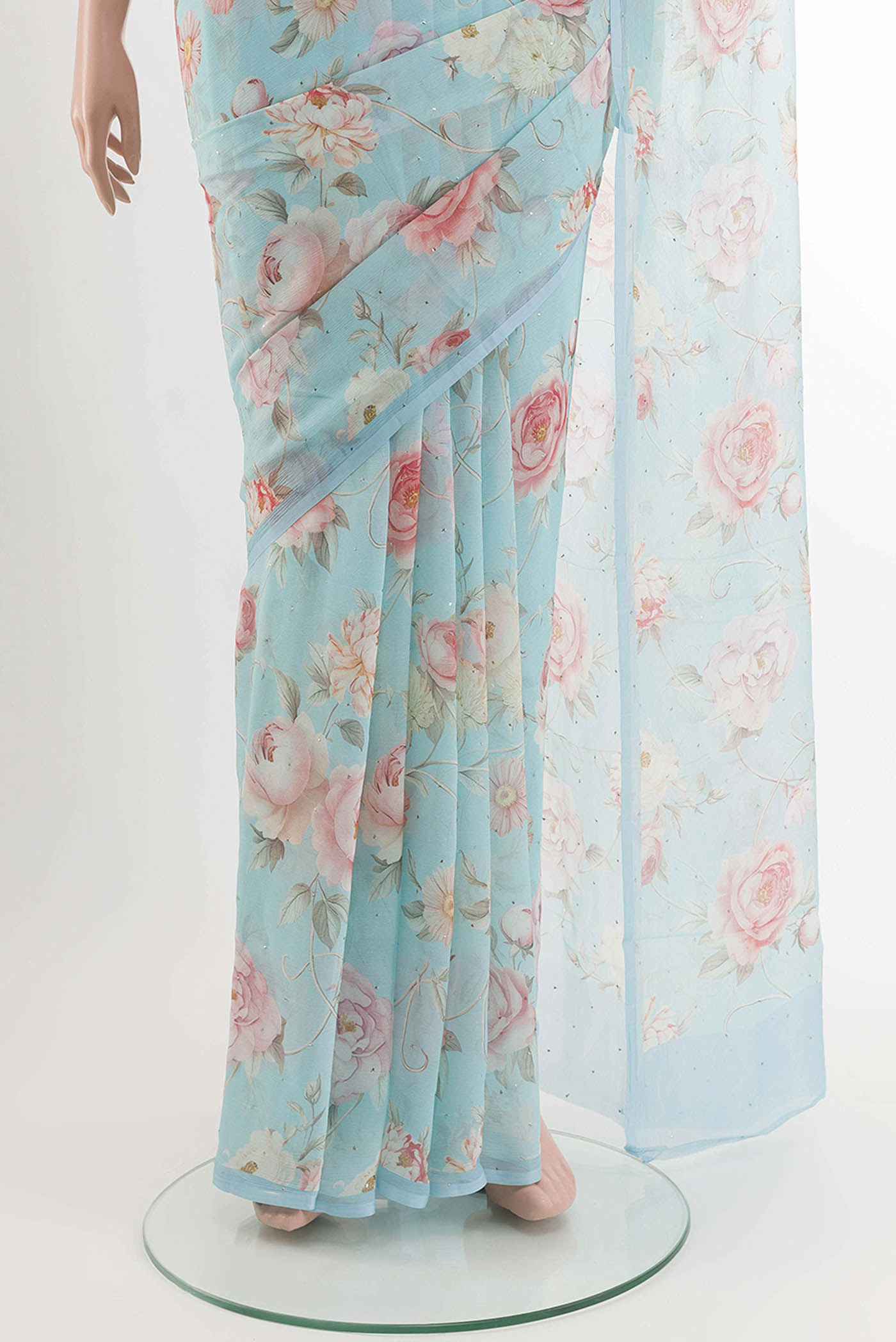 pleats pallu