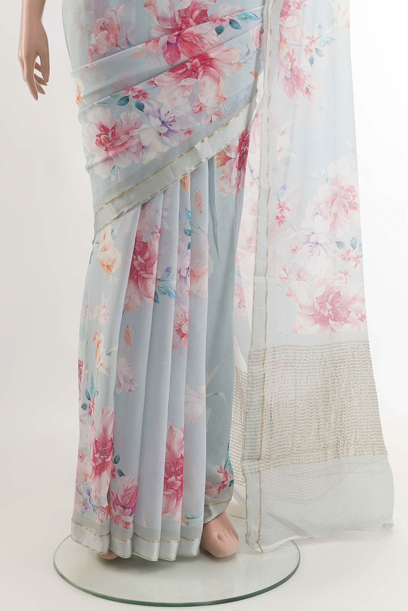 pleats pallu
