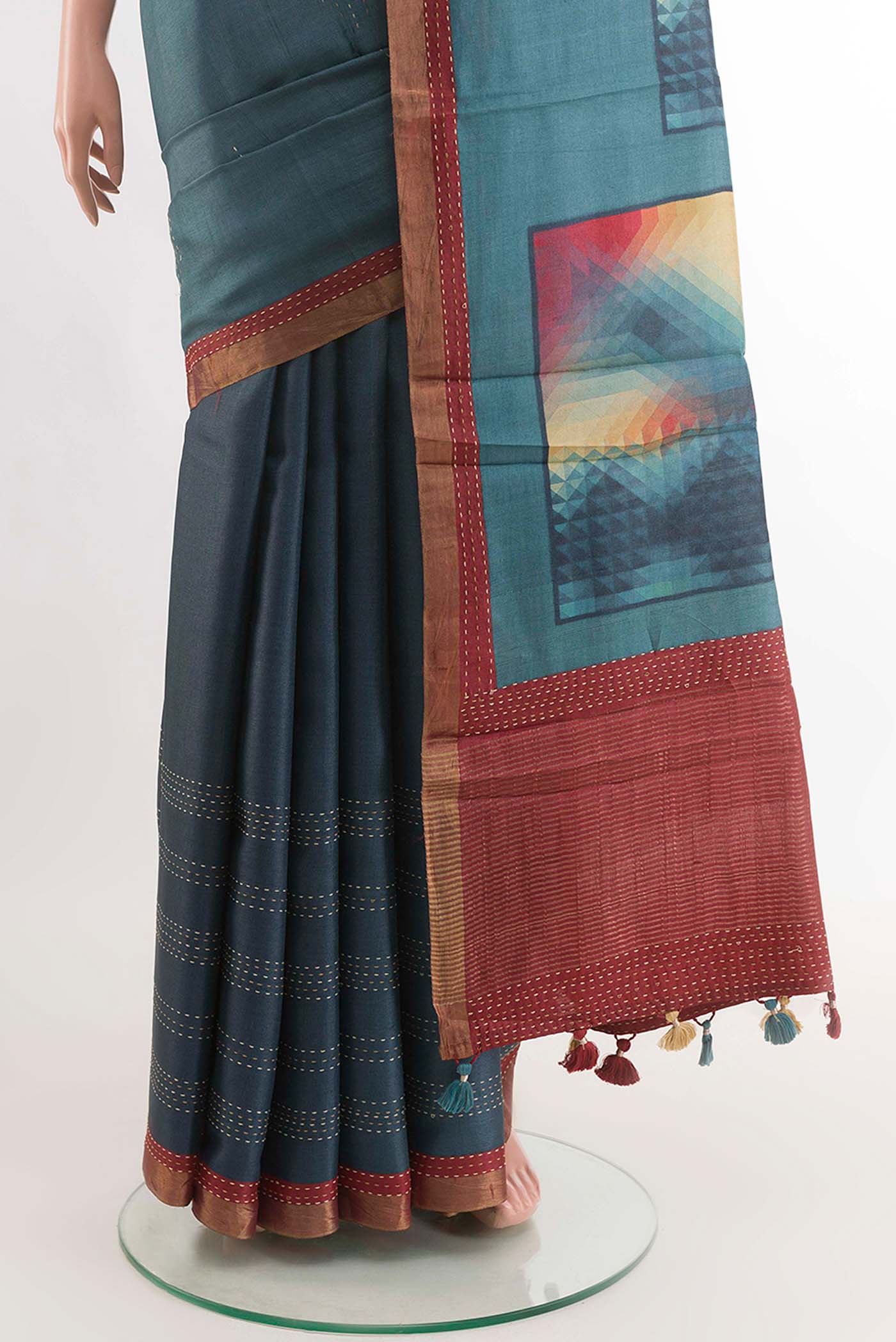 pleats pallu