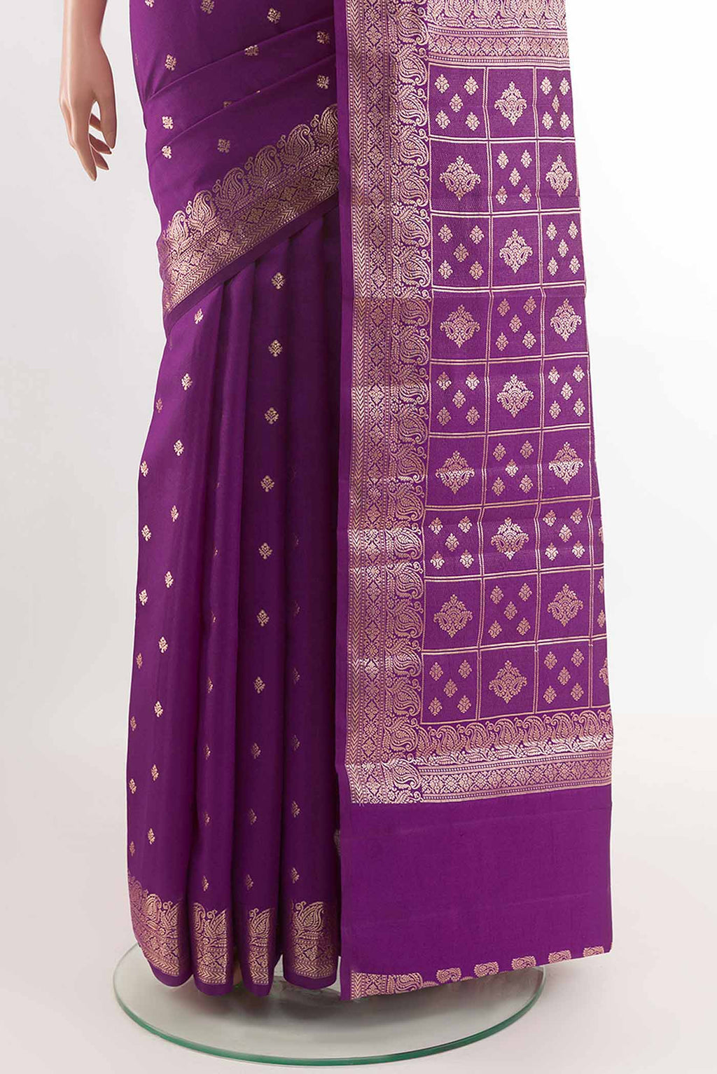 pleats pallu