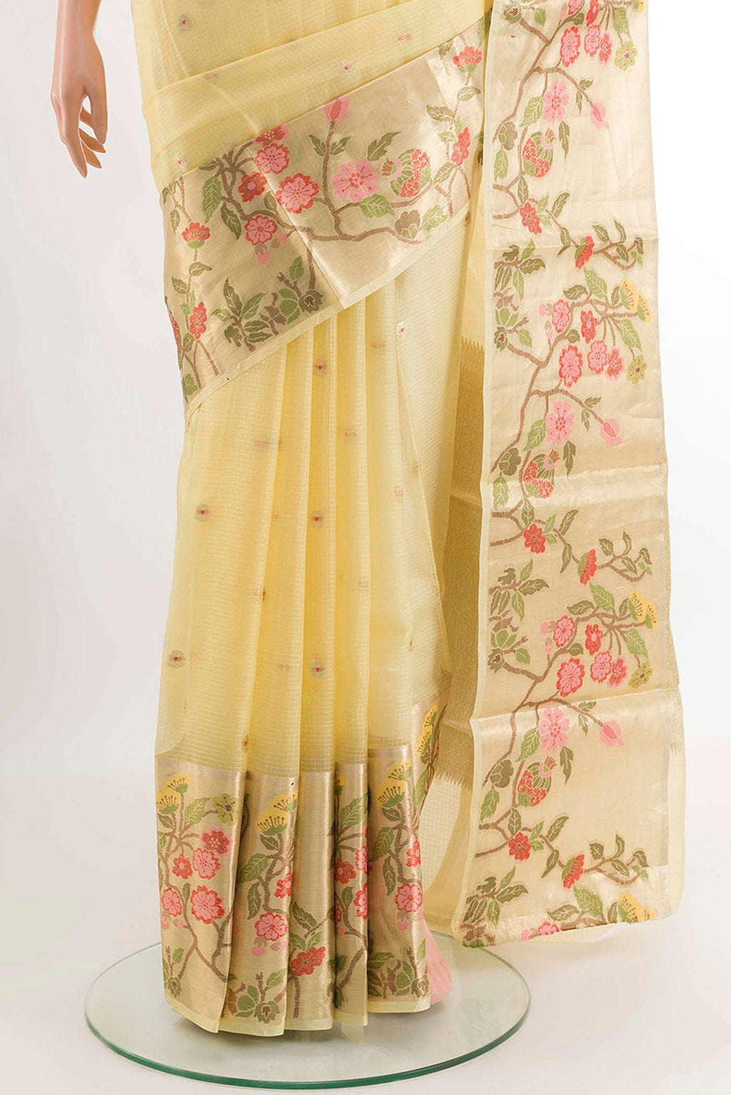 pleats pallu