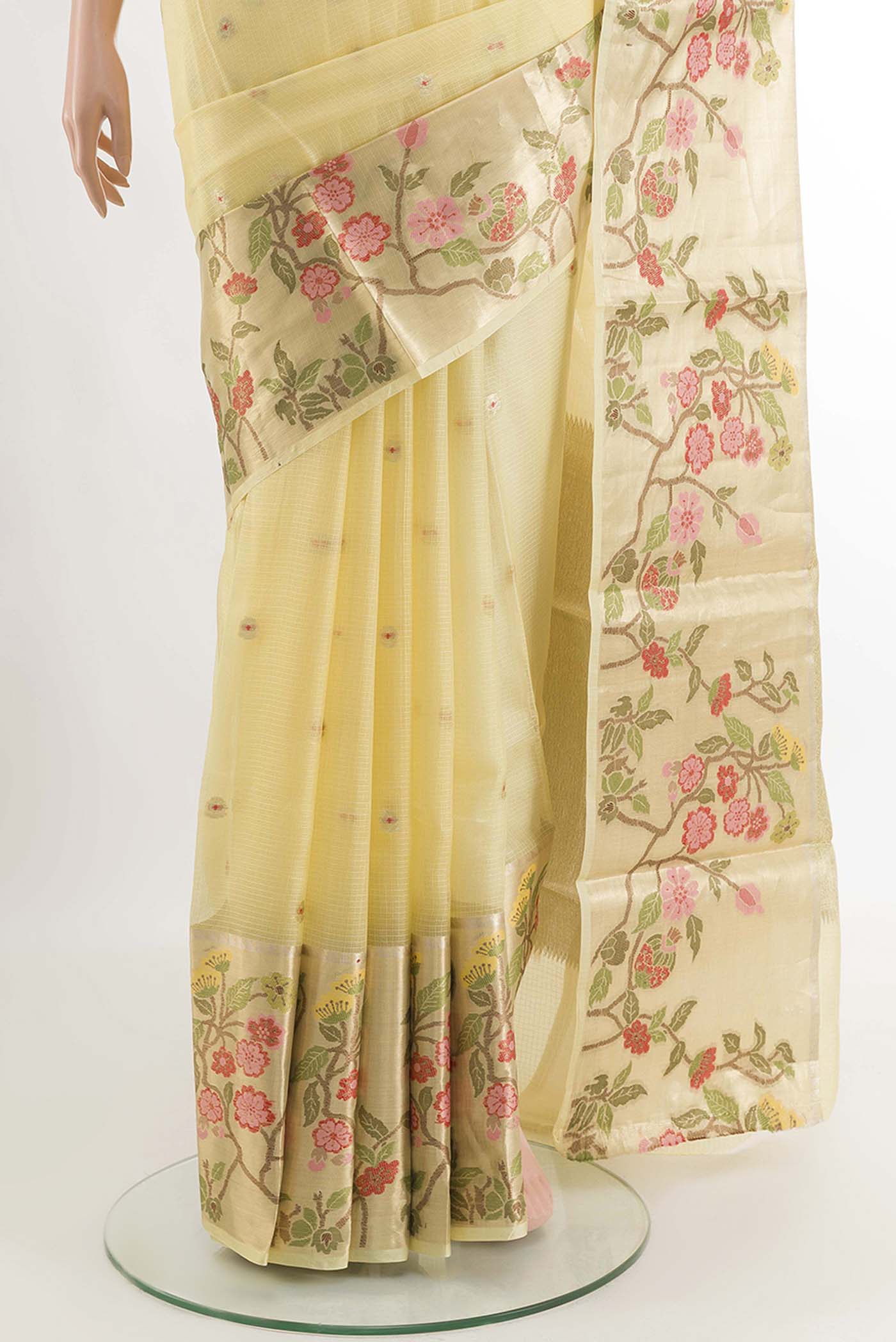 pleats pallu