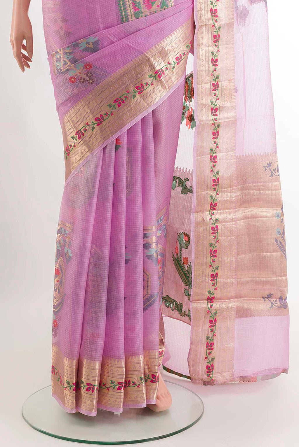 pleats pallu