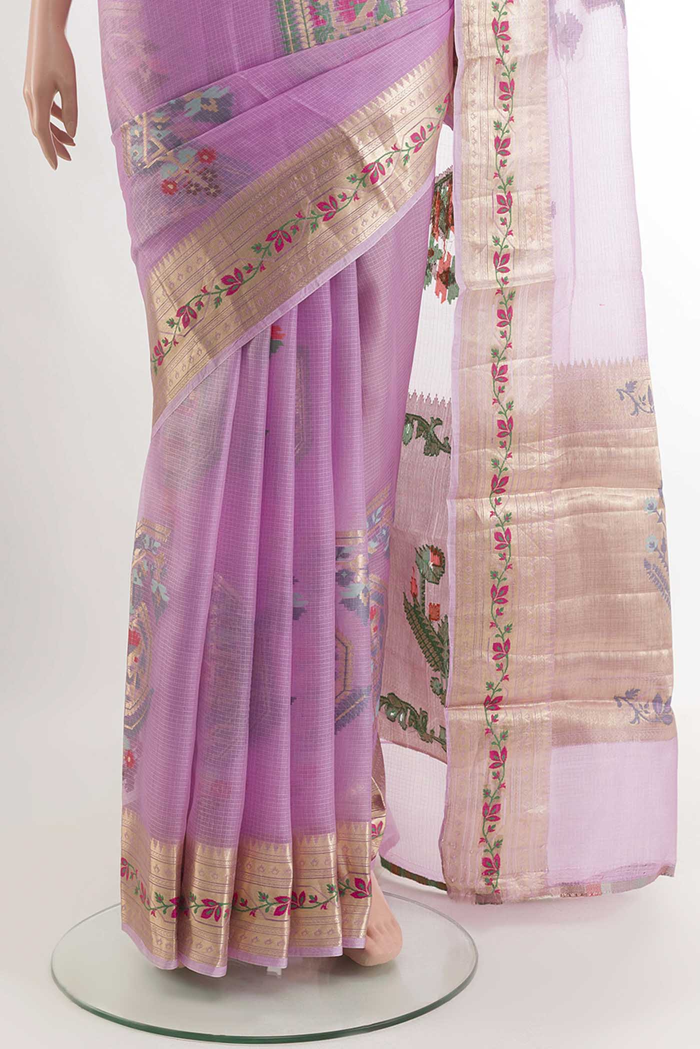 pleats pallu