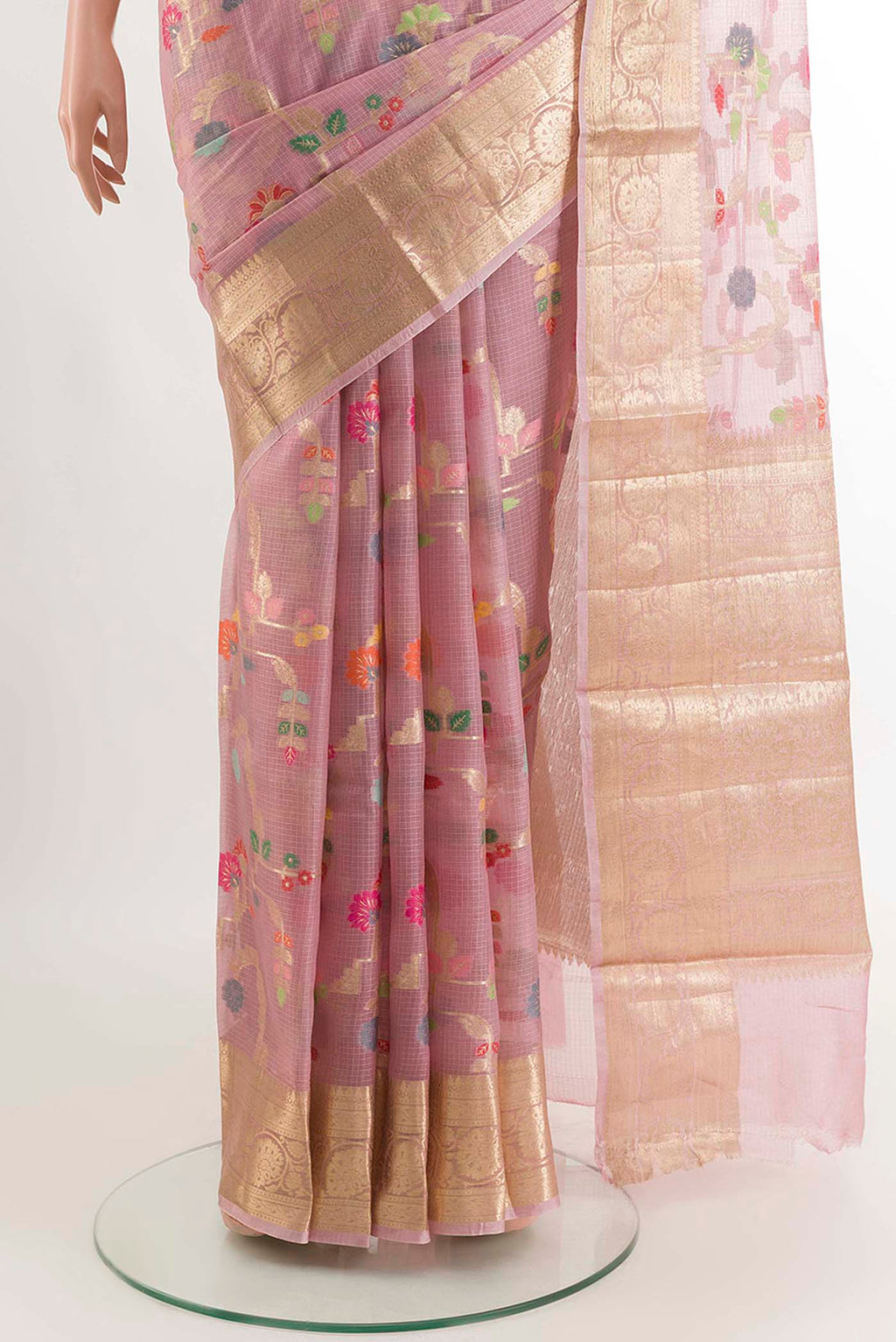 pleats pallu