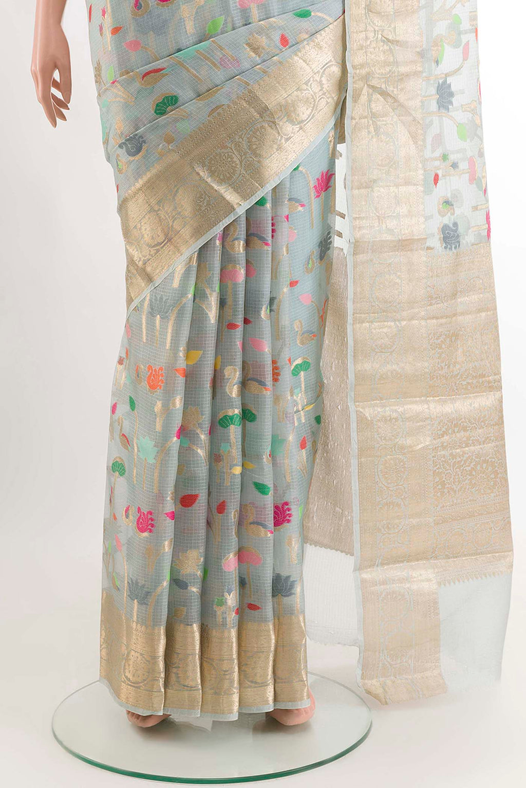 pleats pallu