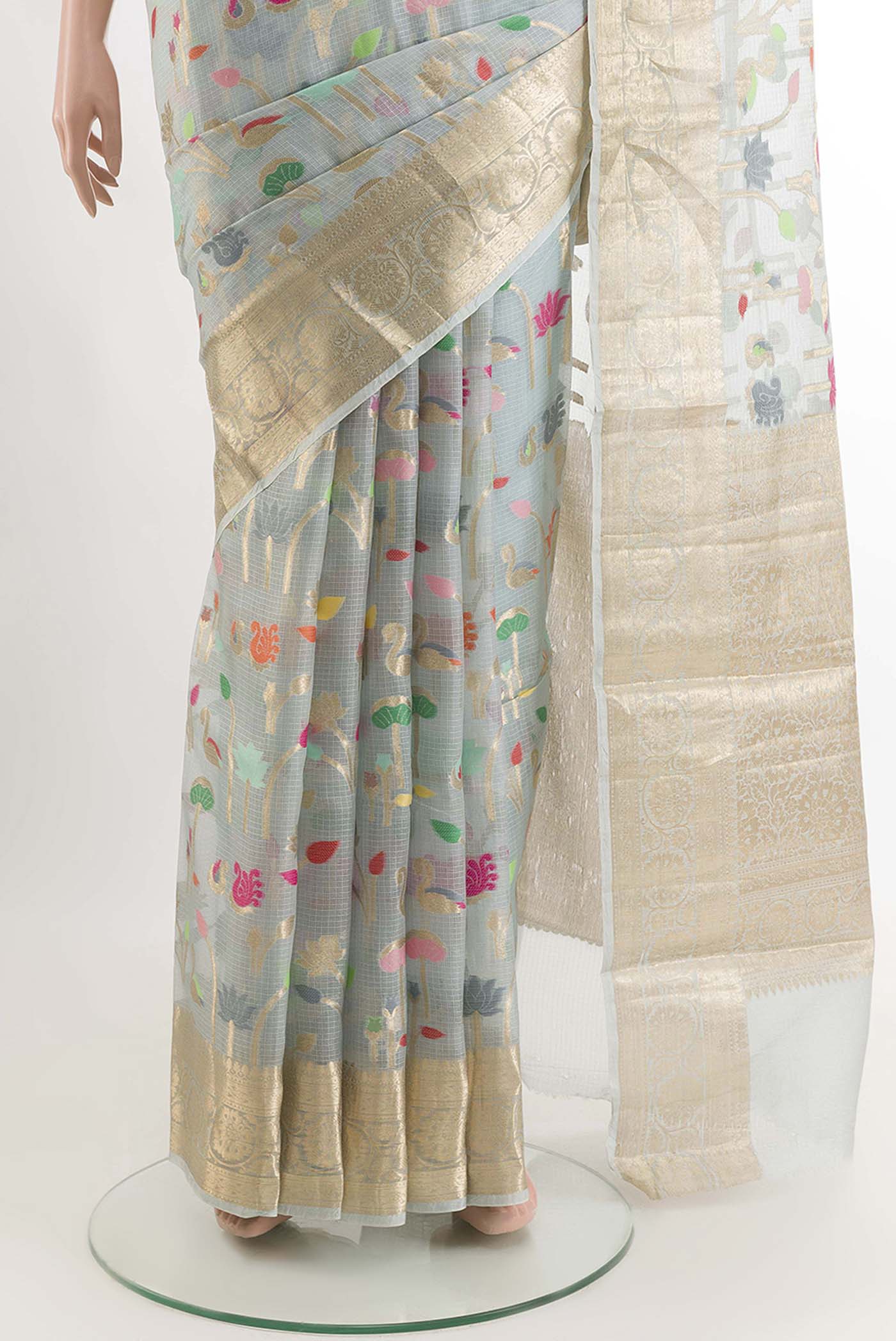 pleats pallu