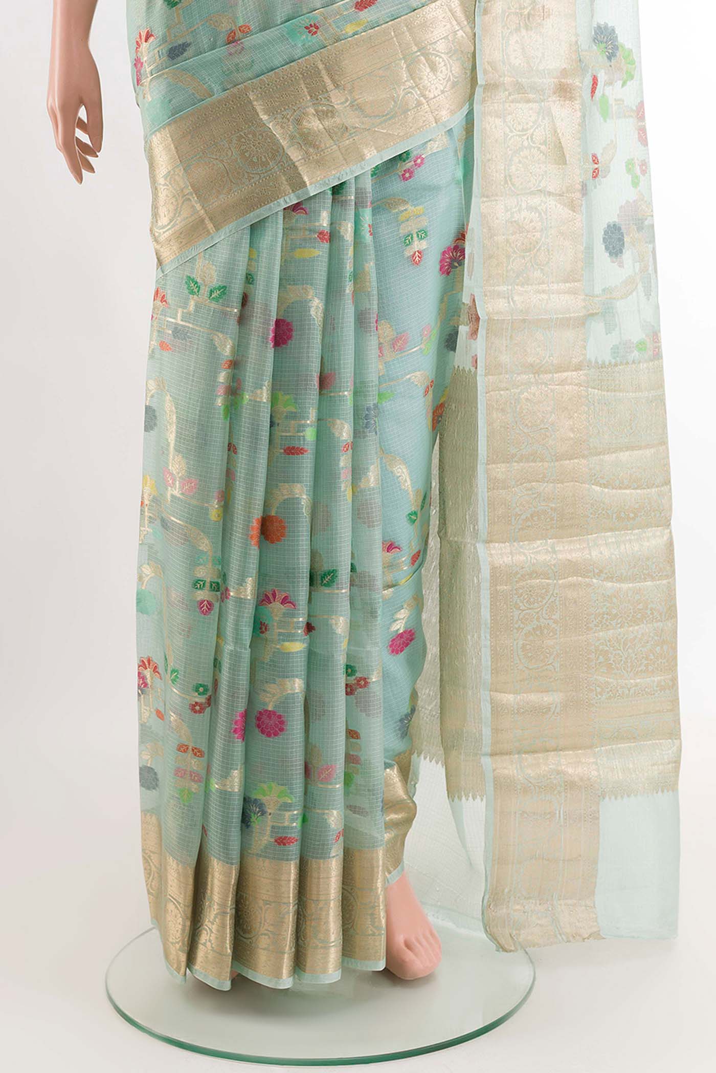 pleats pallu