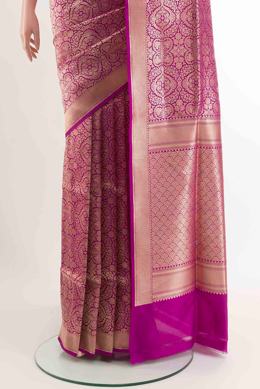 pleats pallu