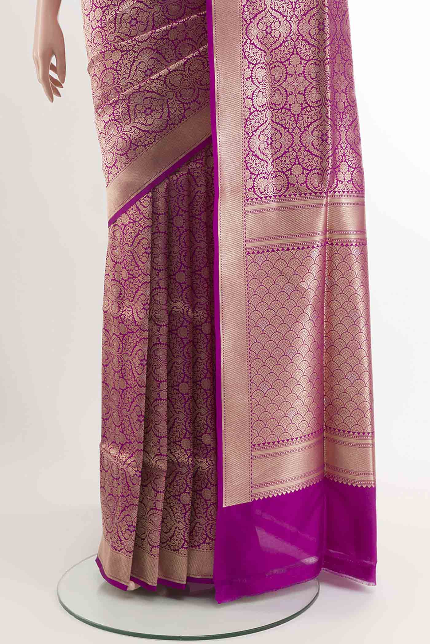 pleats pallu