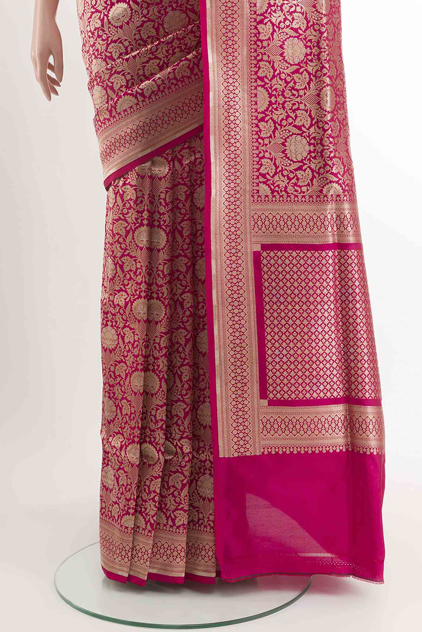 pleats pallu