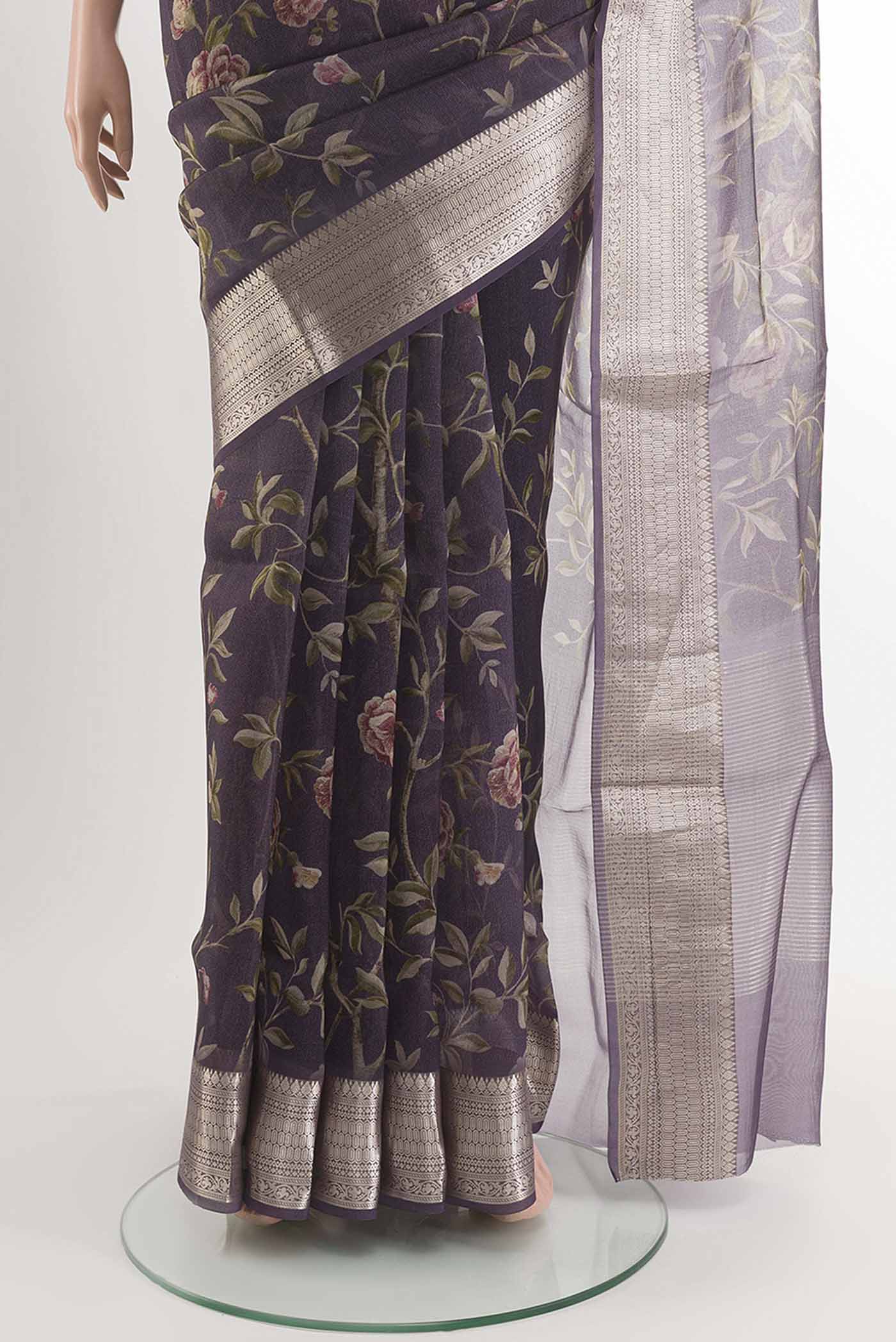 pleats pallu